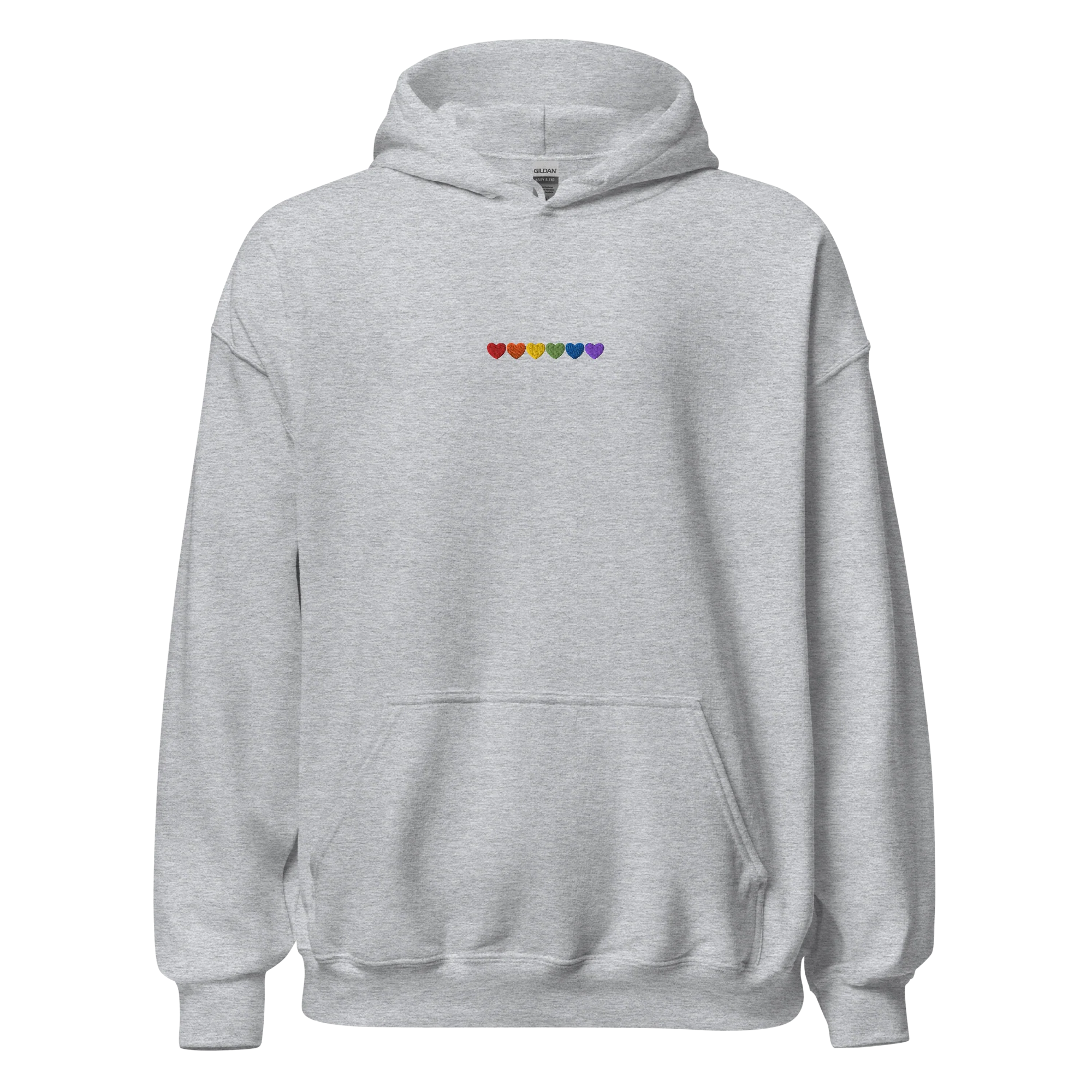 Pride Hearts Embroidered Hoodie - Image 10