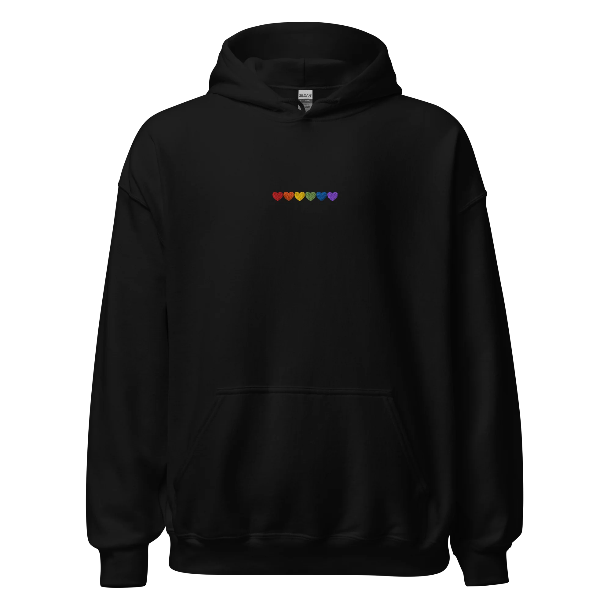 Pride Hearts Embroidered Hoodie - Image 7