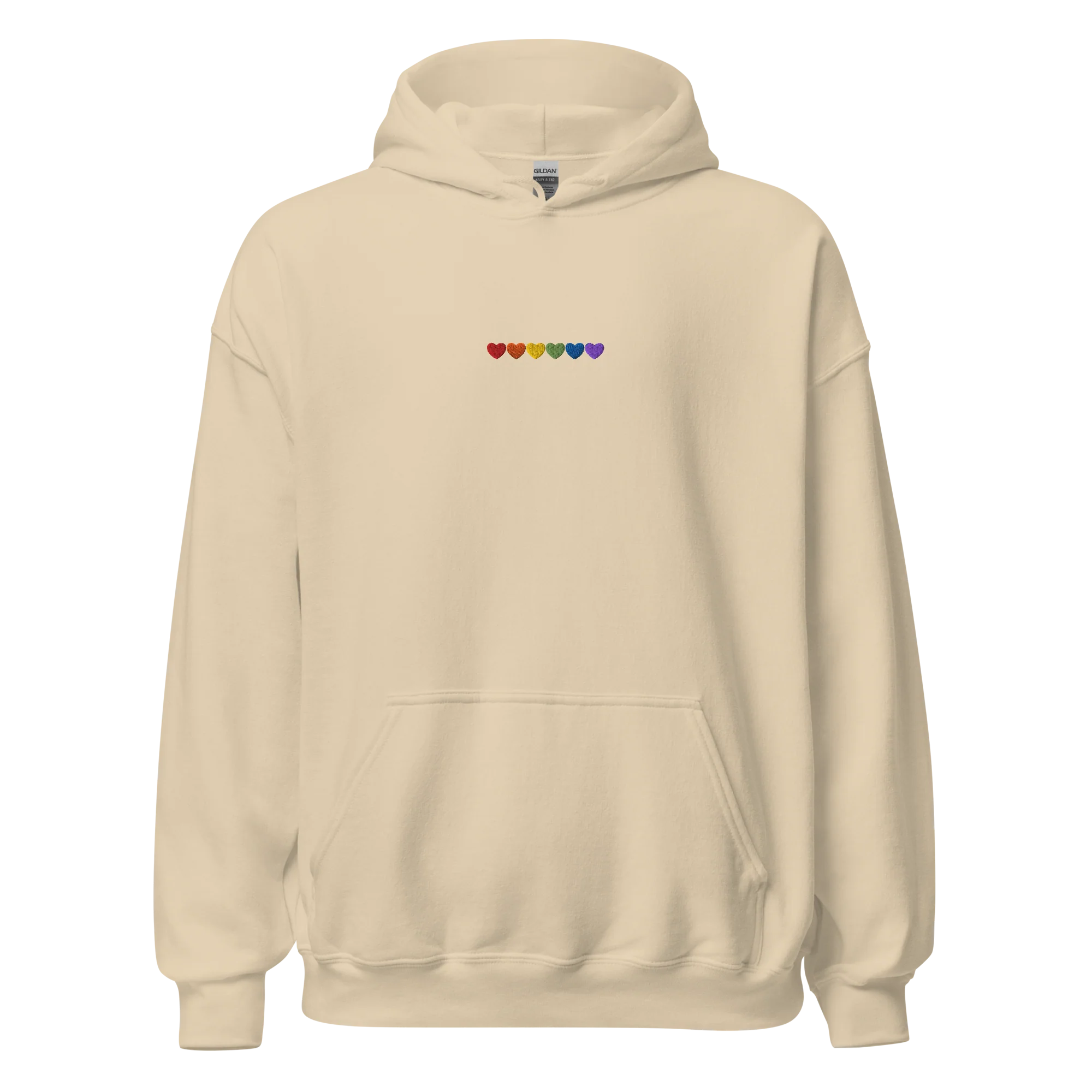 Pride Hearts Embroidered Hoodie - Image 8