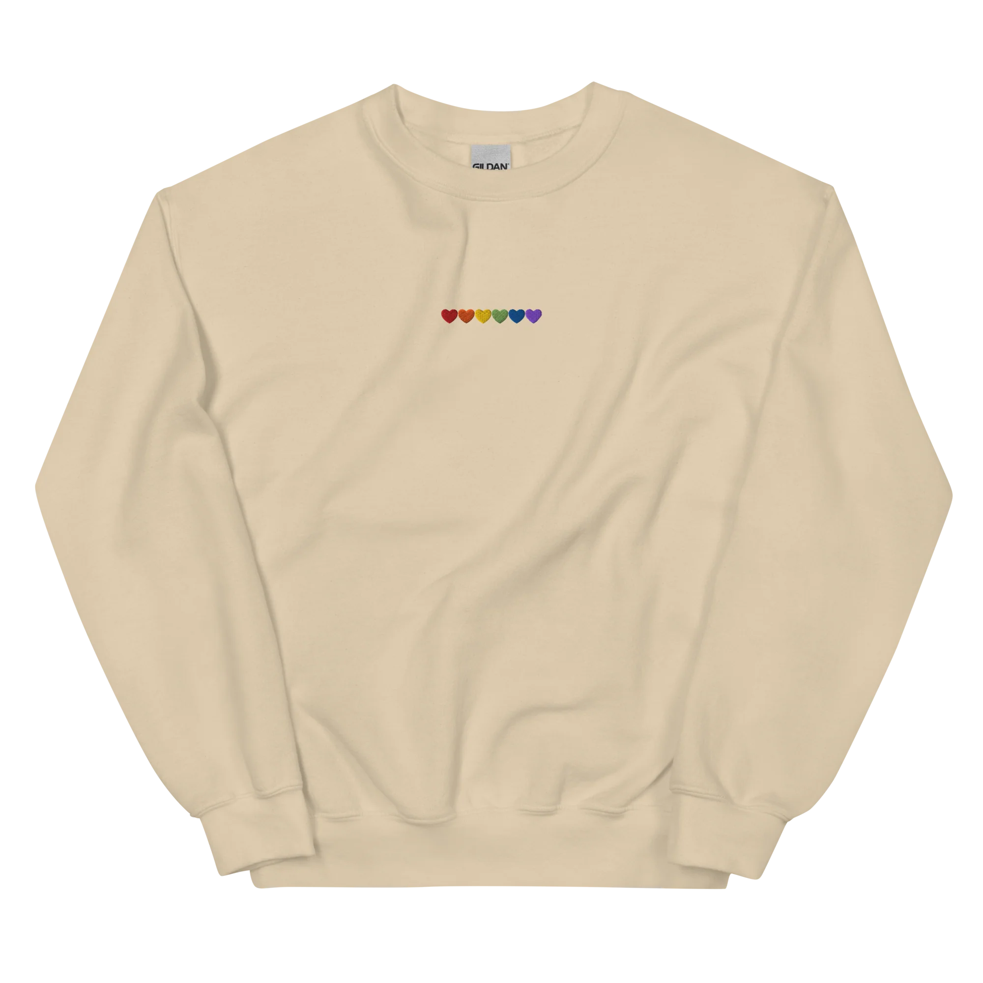 Pride Hearts Embroidered Sweatshirt - Image 4