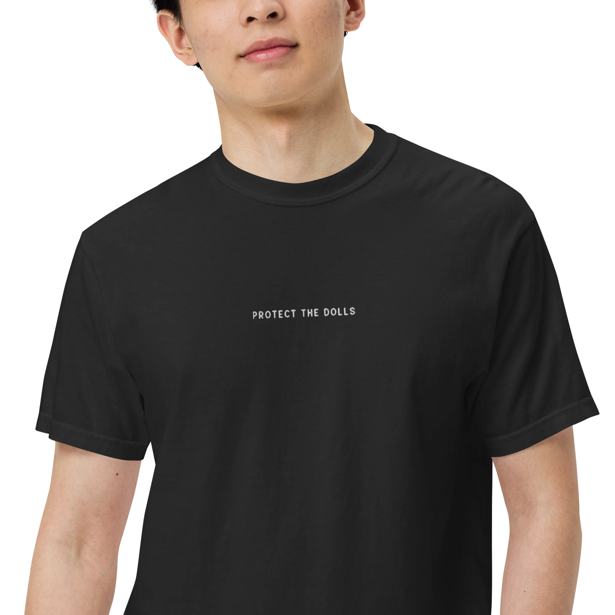 Protect The Dolls Embroidered Classic T-Shirt - Image 6