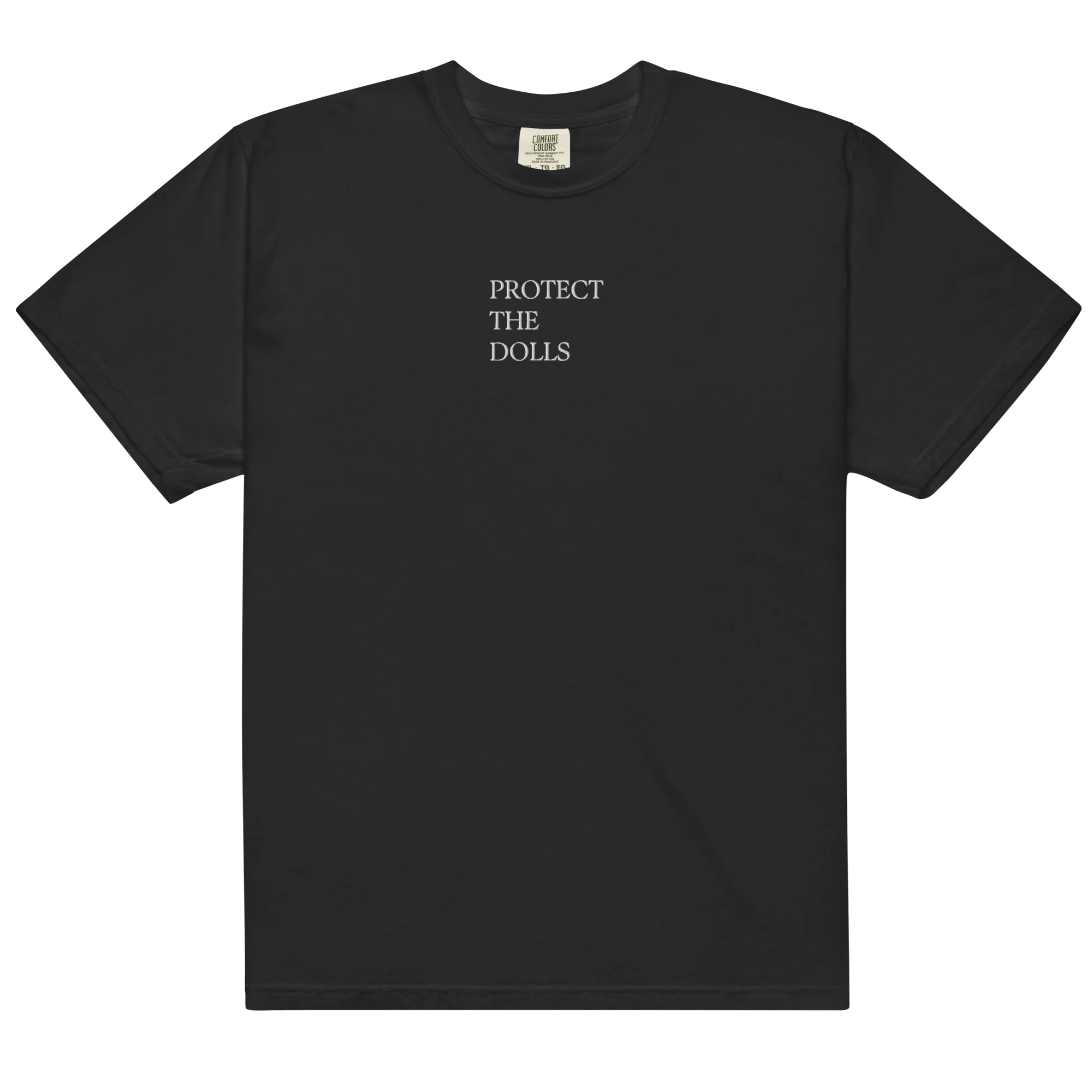 Protect The Dolls Embroidered Classic T-Shirt - Image 3