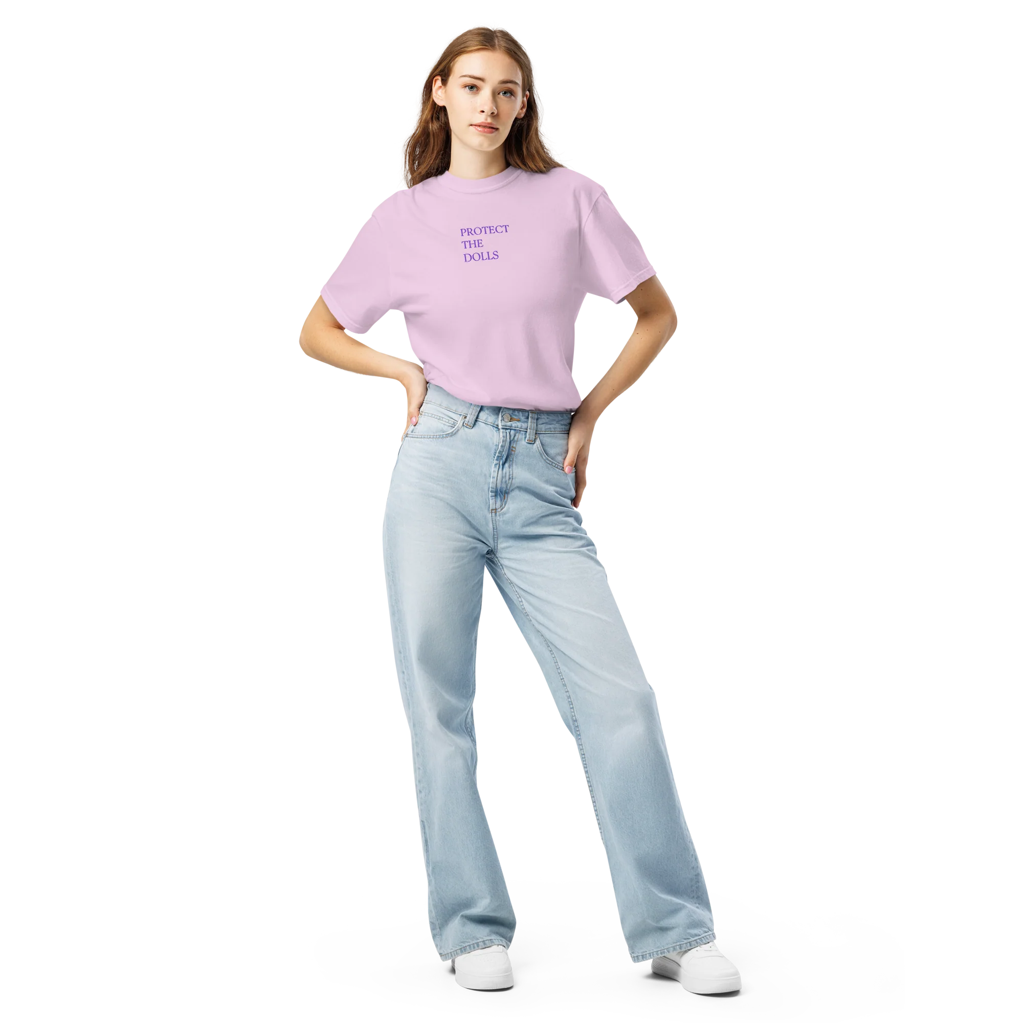 Protect The Dolls Embroidered Classic T-Shirt - Image 7