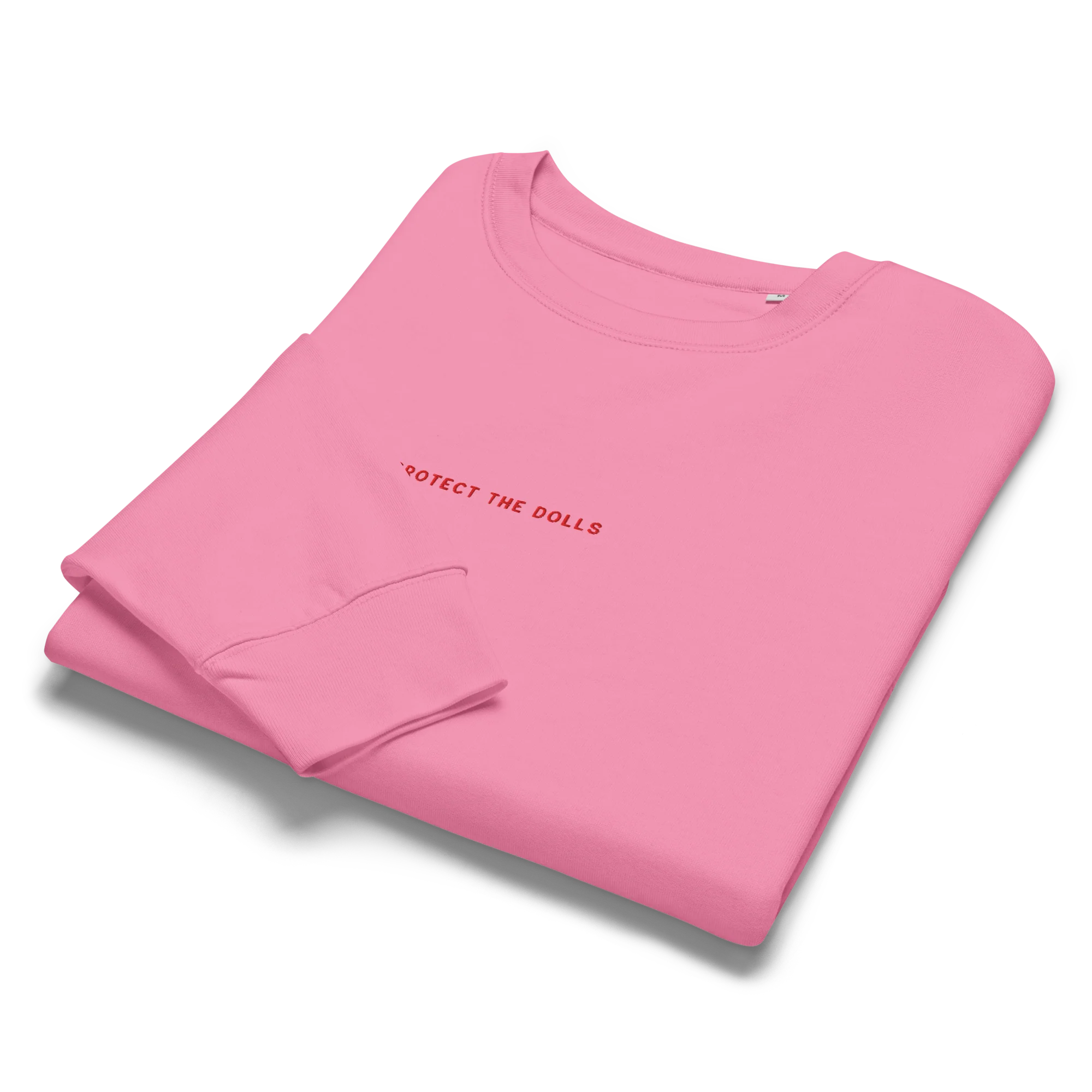 Protect The Dolls Embroidered Women’s Organic Sweatshirt - Image 5