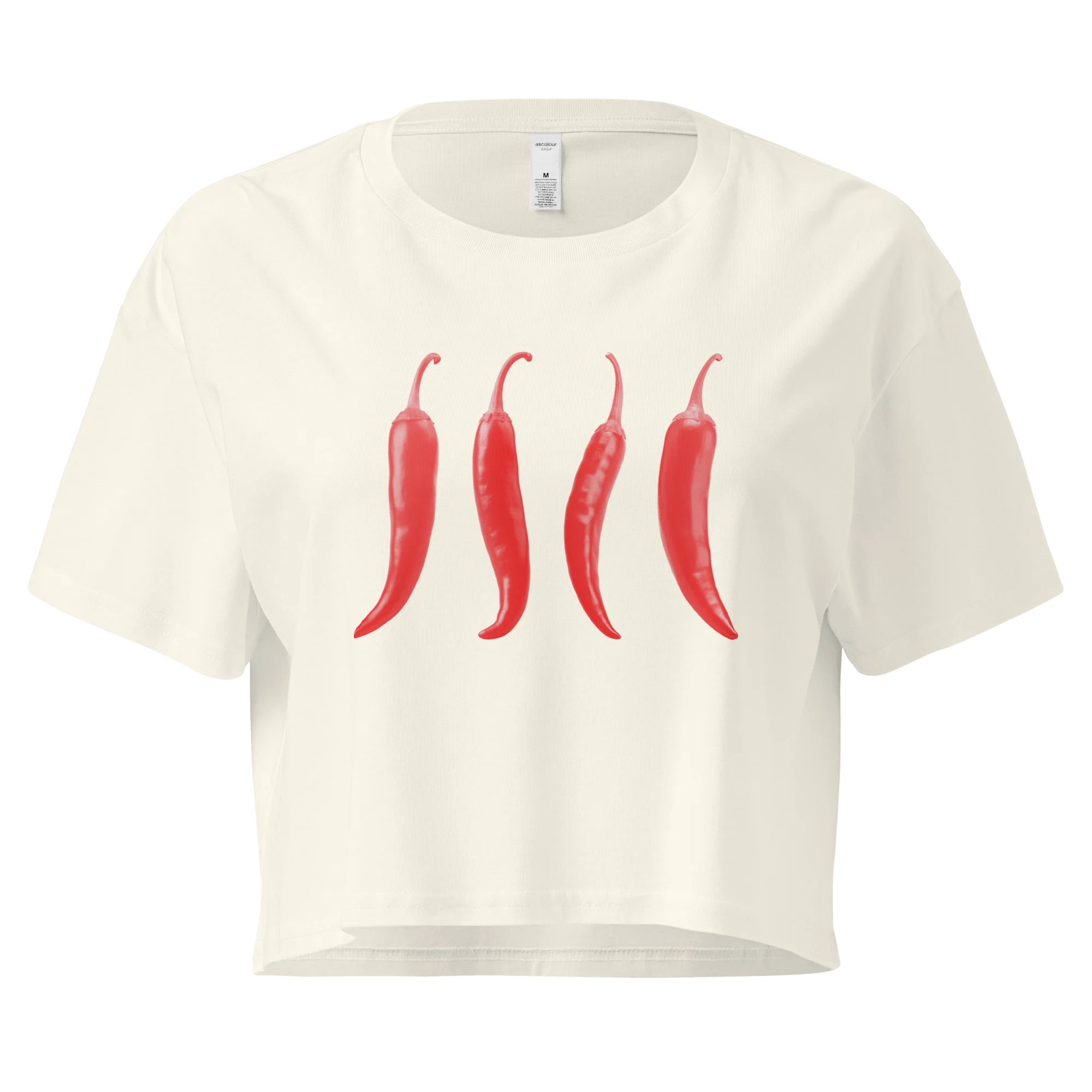 Red Chilli Peppers Crop Tee - Image 3