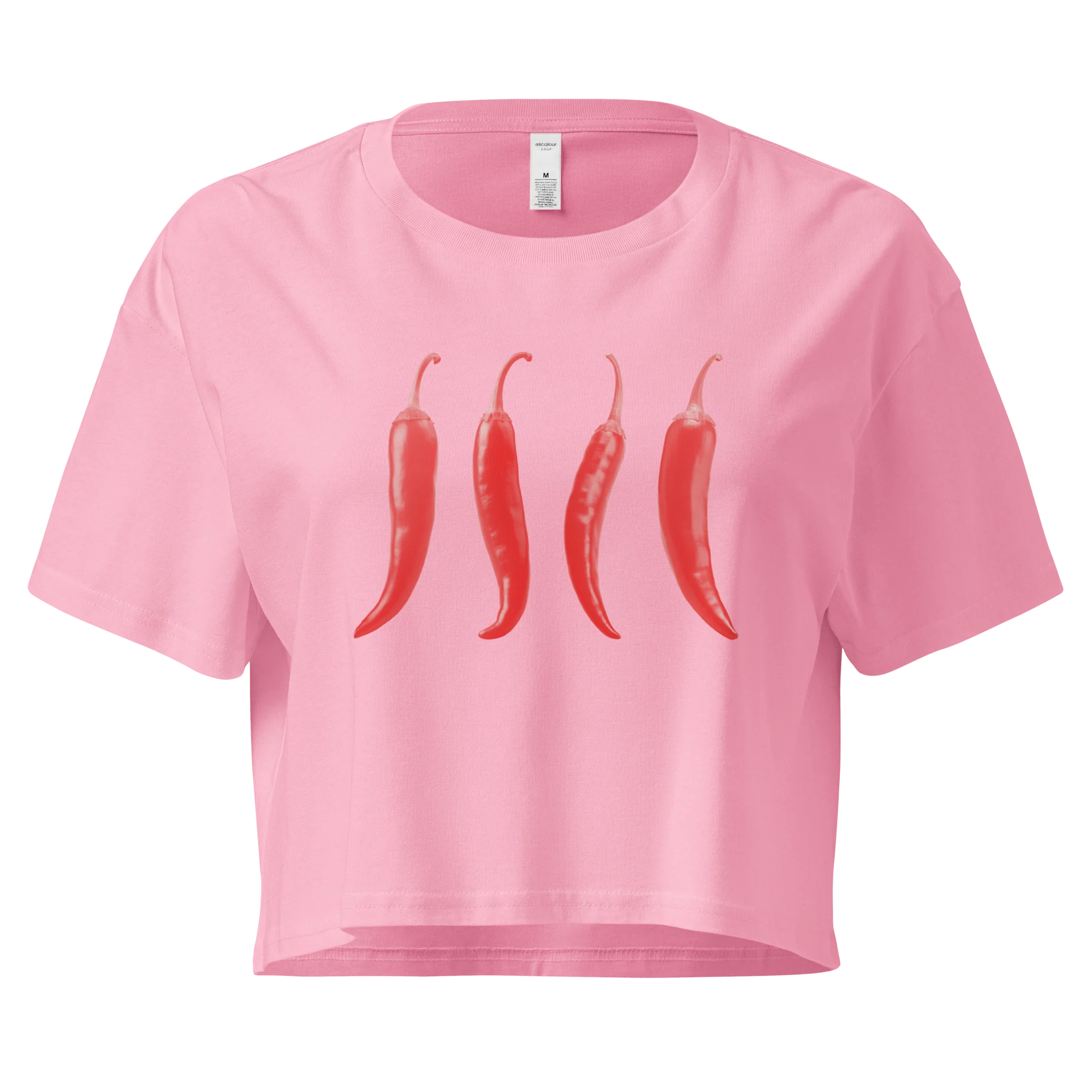 Red Chilli Peppers Crop Tee - Image 4