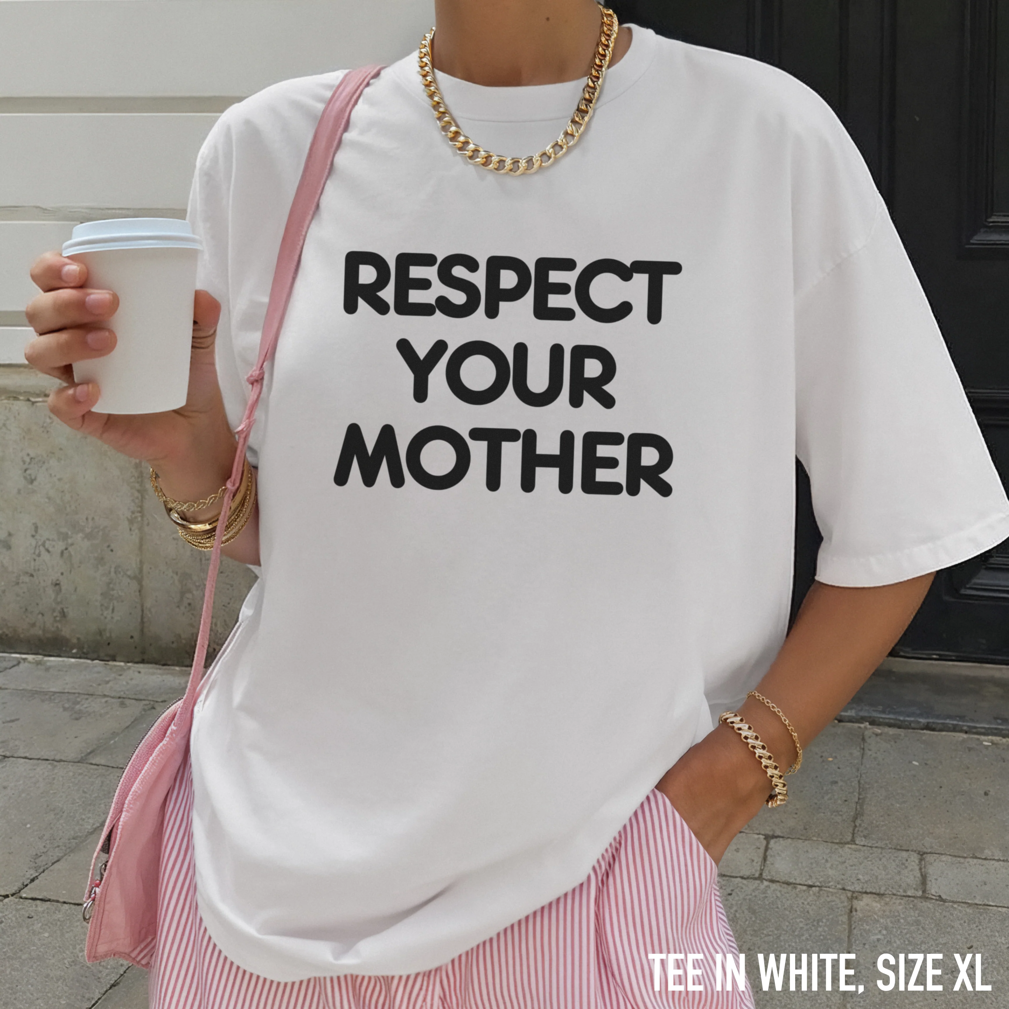 Respect Your Mother KATTDO Classic T-Shirt - Image 2