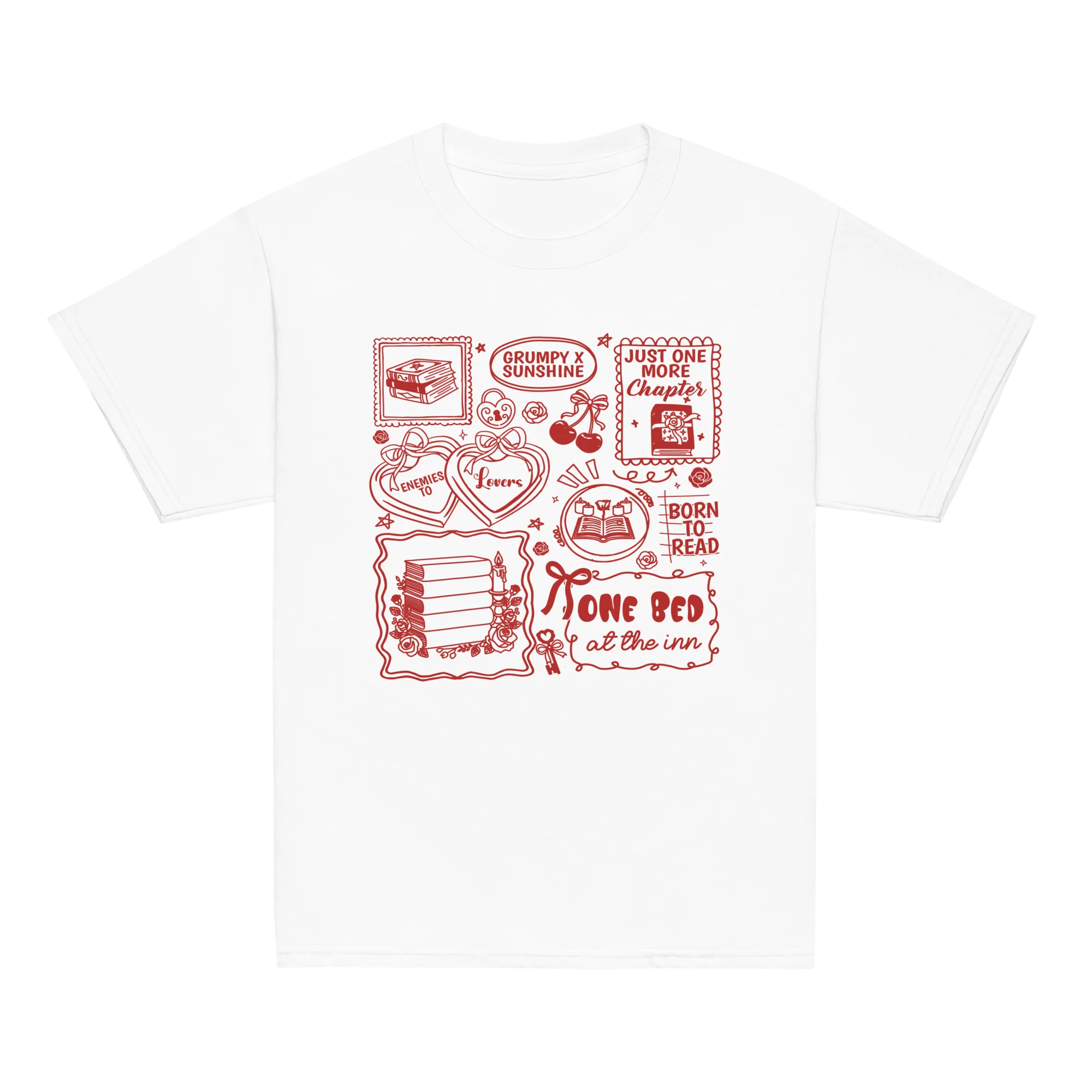 Romance Reader Bookish Baby Tee - Image 3