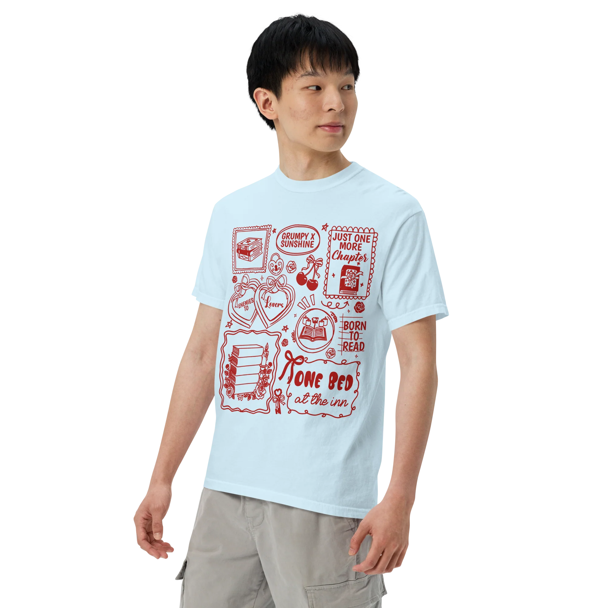 Romance Reader Bookish Classic T-Shirt - Image 7
