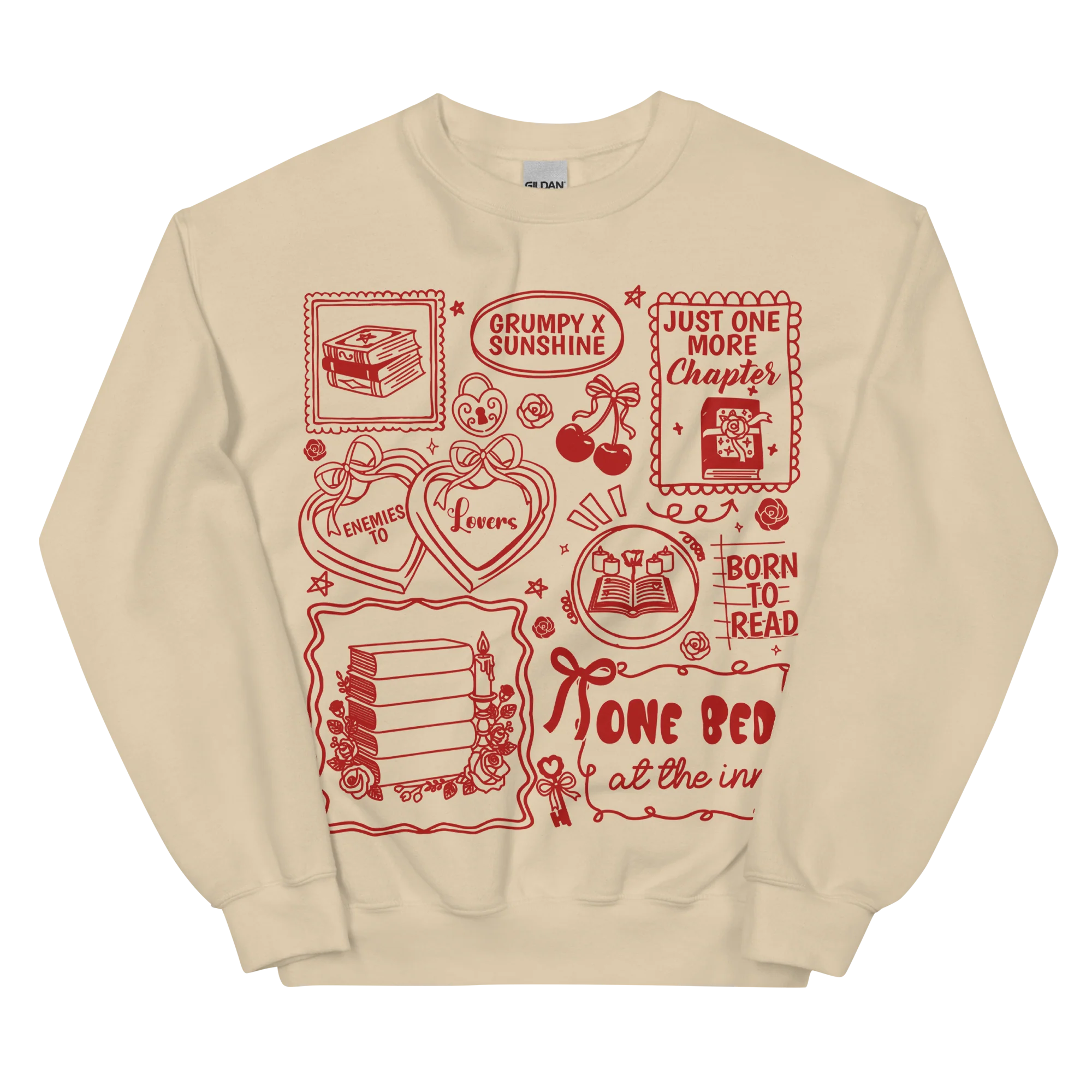 Romance Reader Bookish Sweatshirt - Image 5