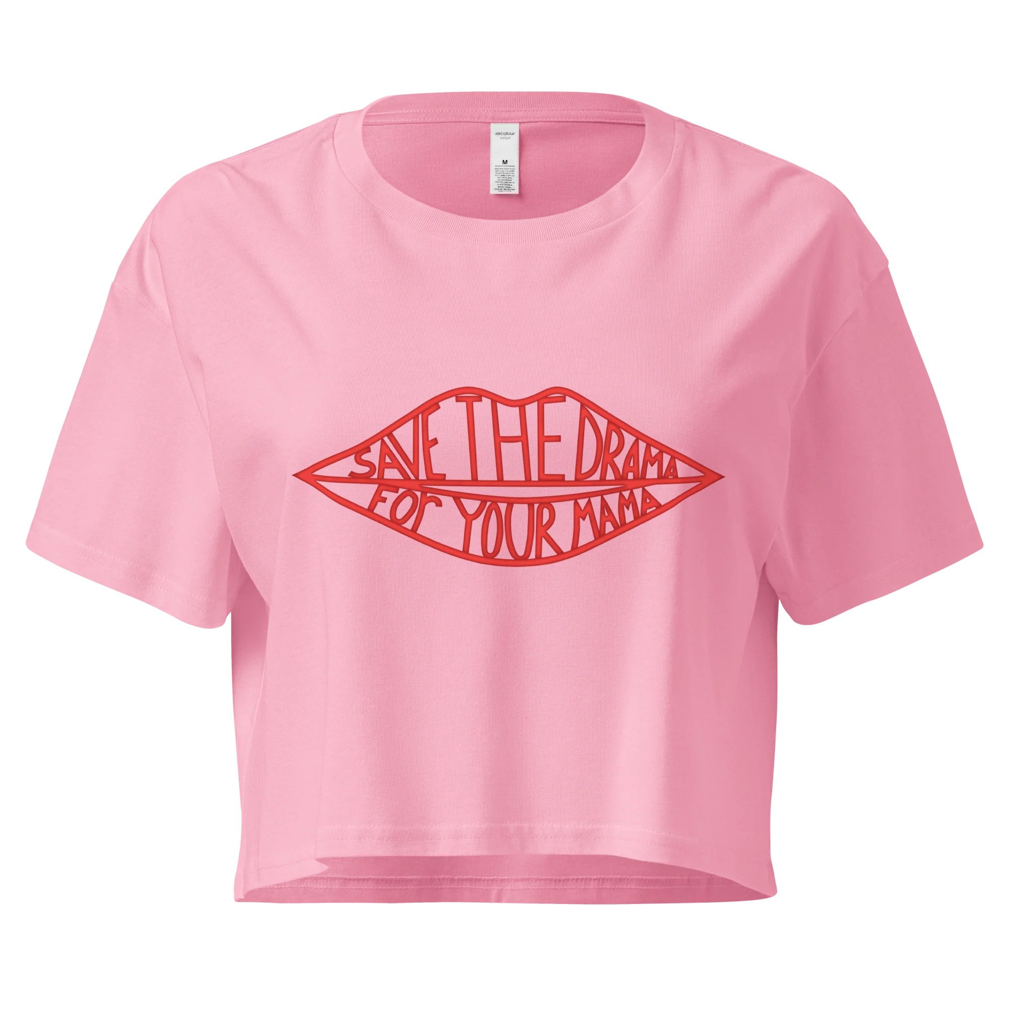 Save the Drama for your Mama Friends Crop Tee