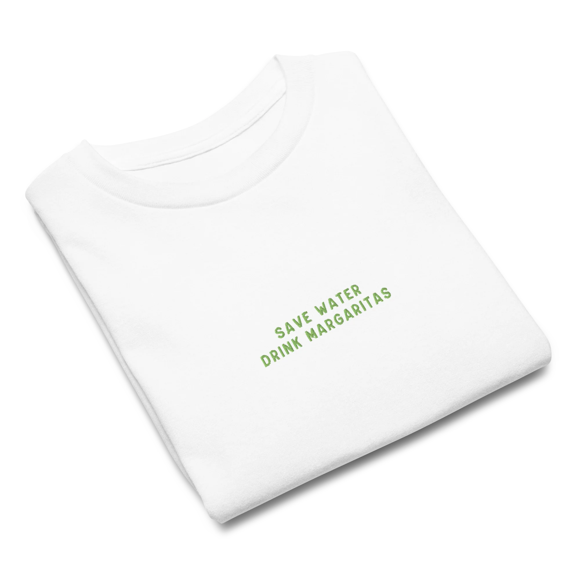 Save Water Drink Margaritas Embroidered Baby Tee - Image 4