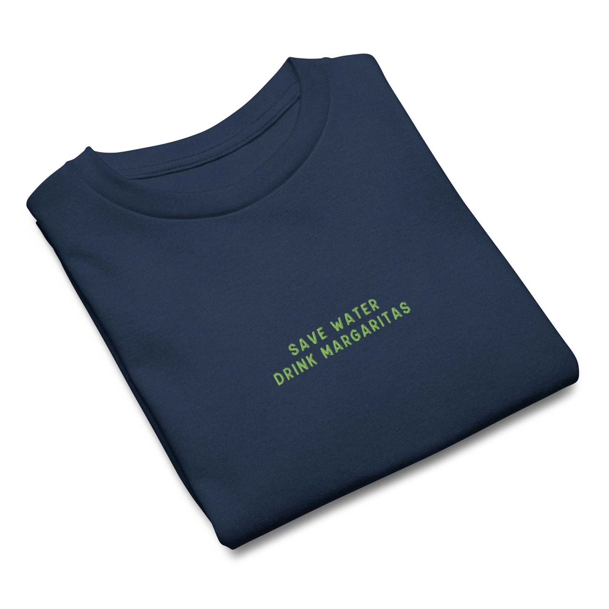 Save Water Drink Margaritas Embroidered Baby Tee - Image 9