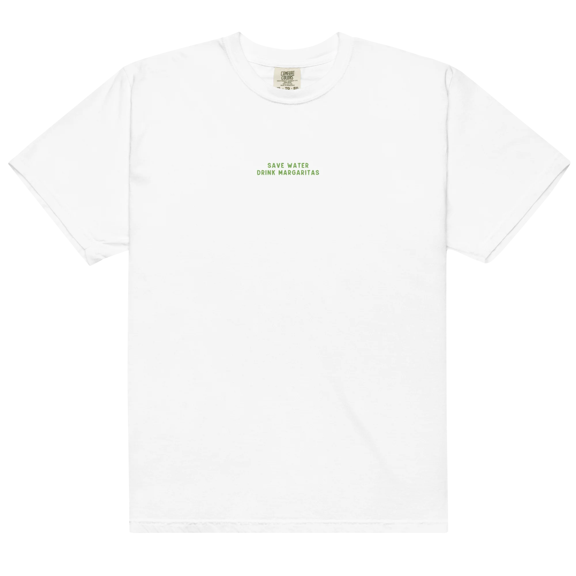 Save Water Drink Margaritas Embroidered Classic T-Shirt - Image 4