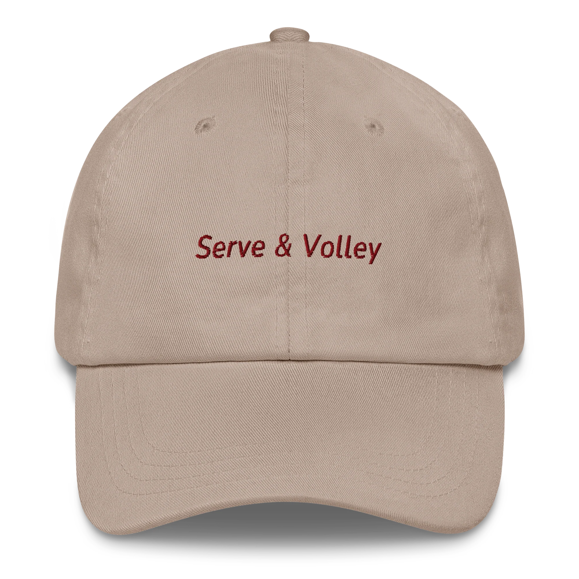 Serve & Volley Tennis Embroidered Cap - Image 4