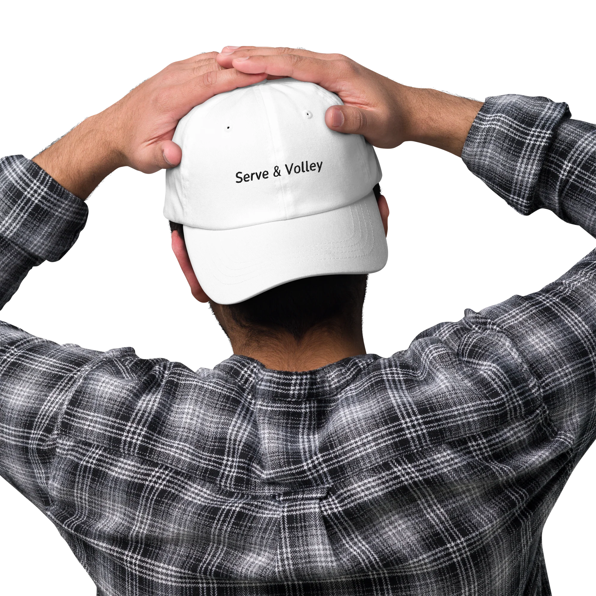 Serve & Volley Tennis Embroidered Cap - Image 7