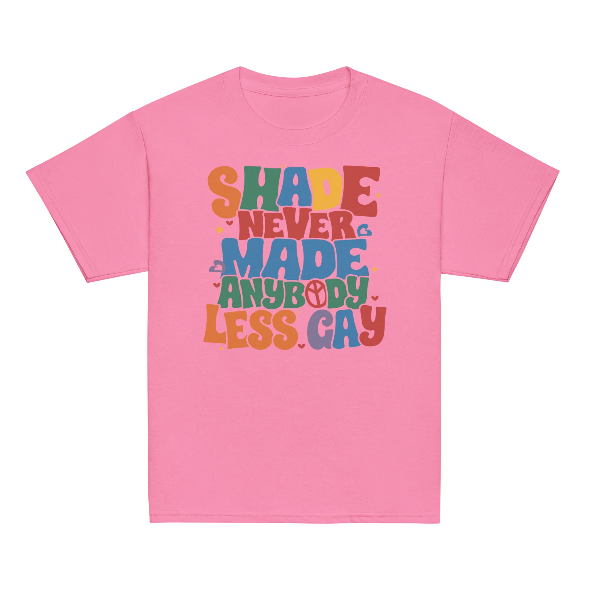 Shade Never Made Anybody Less Gay Pride Baby Tee - Image 5