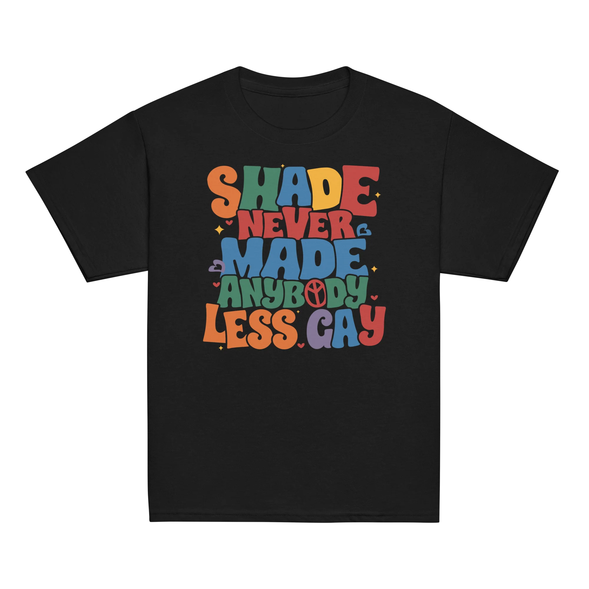 Shade Never Made Anybody Less Gay Pride Baby Tee - Image 7