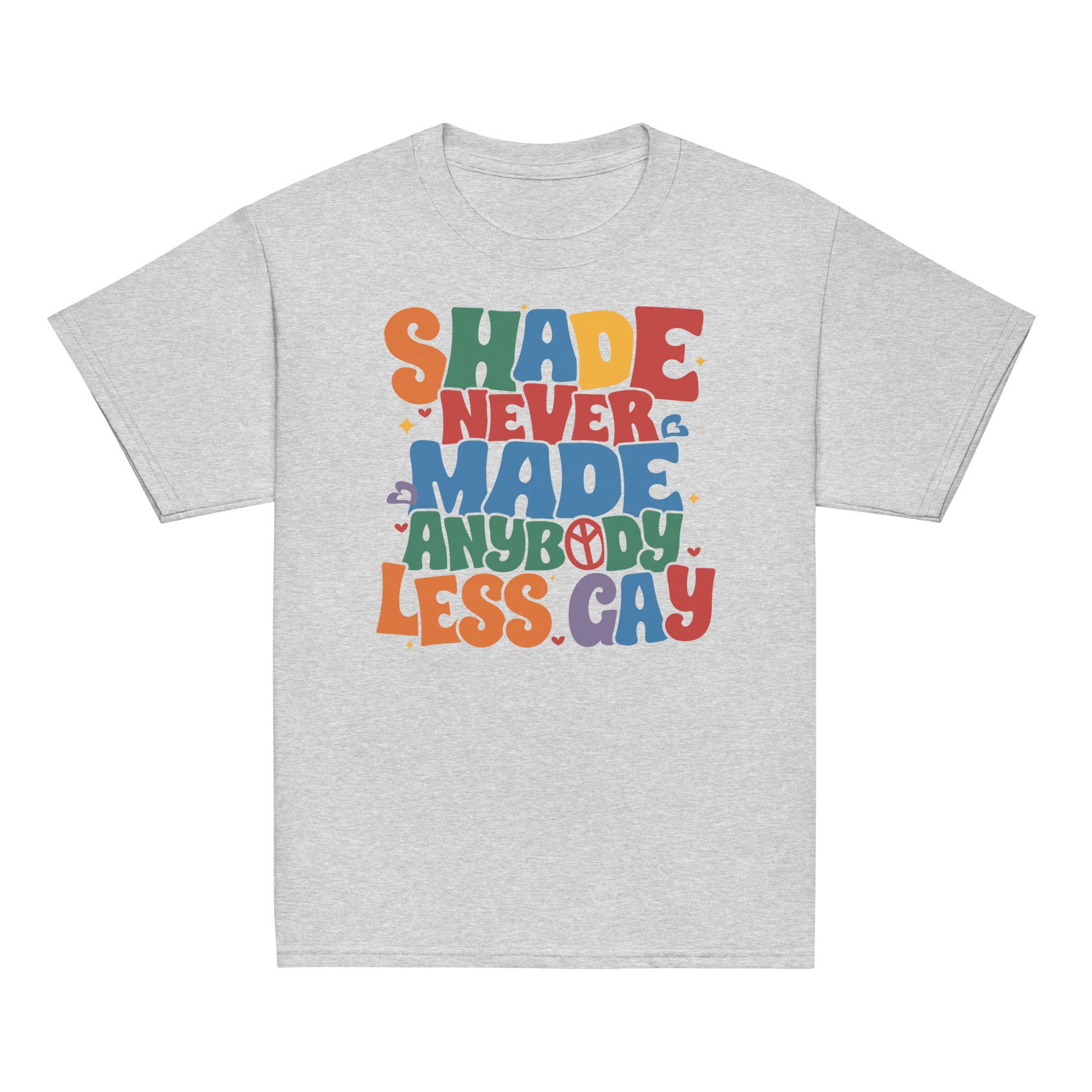 Shade Never Made Anybody Less Gay Pride Baby Tee - Image 8