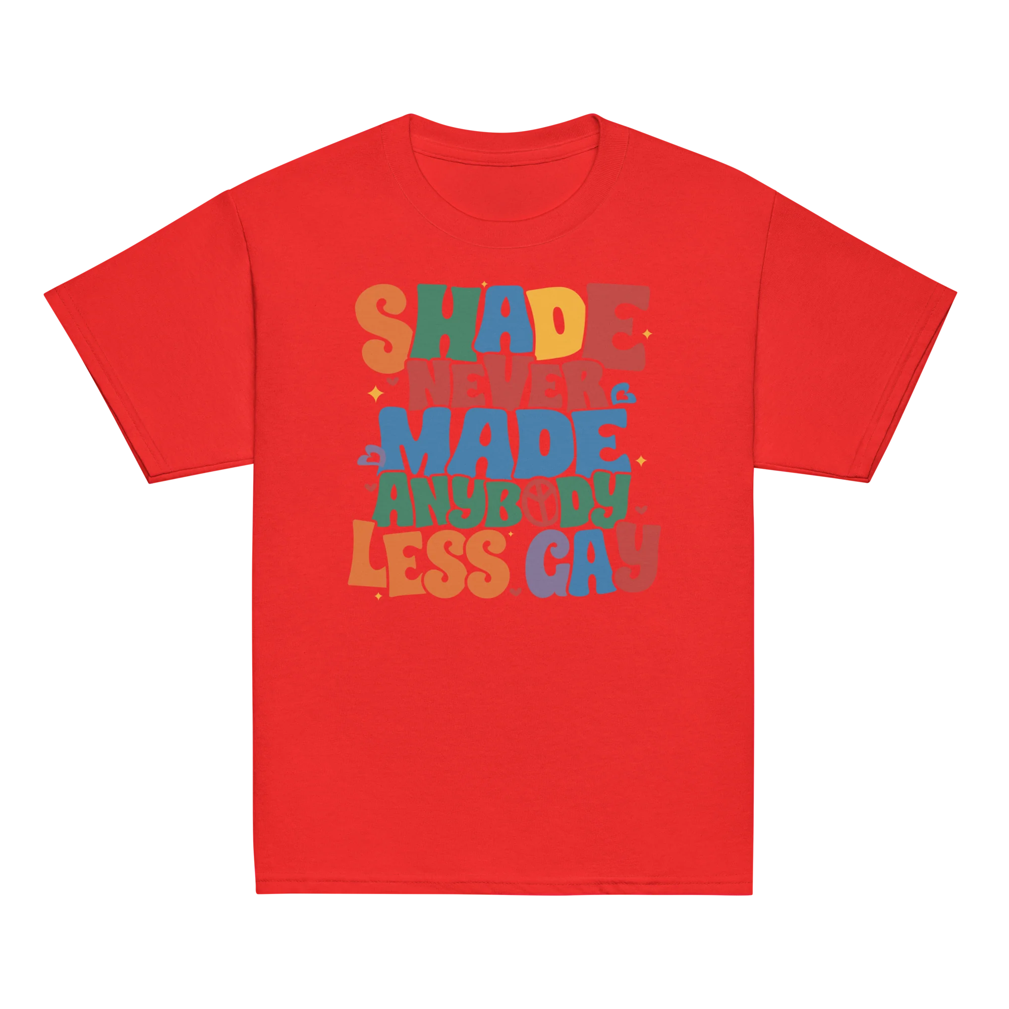 Shade Never Made Anybody Less Gay Pride Baby Tee - Image 9