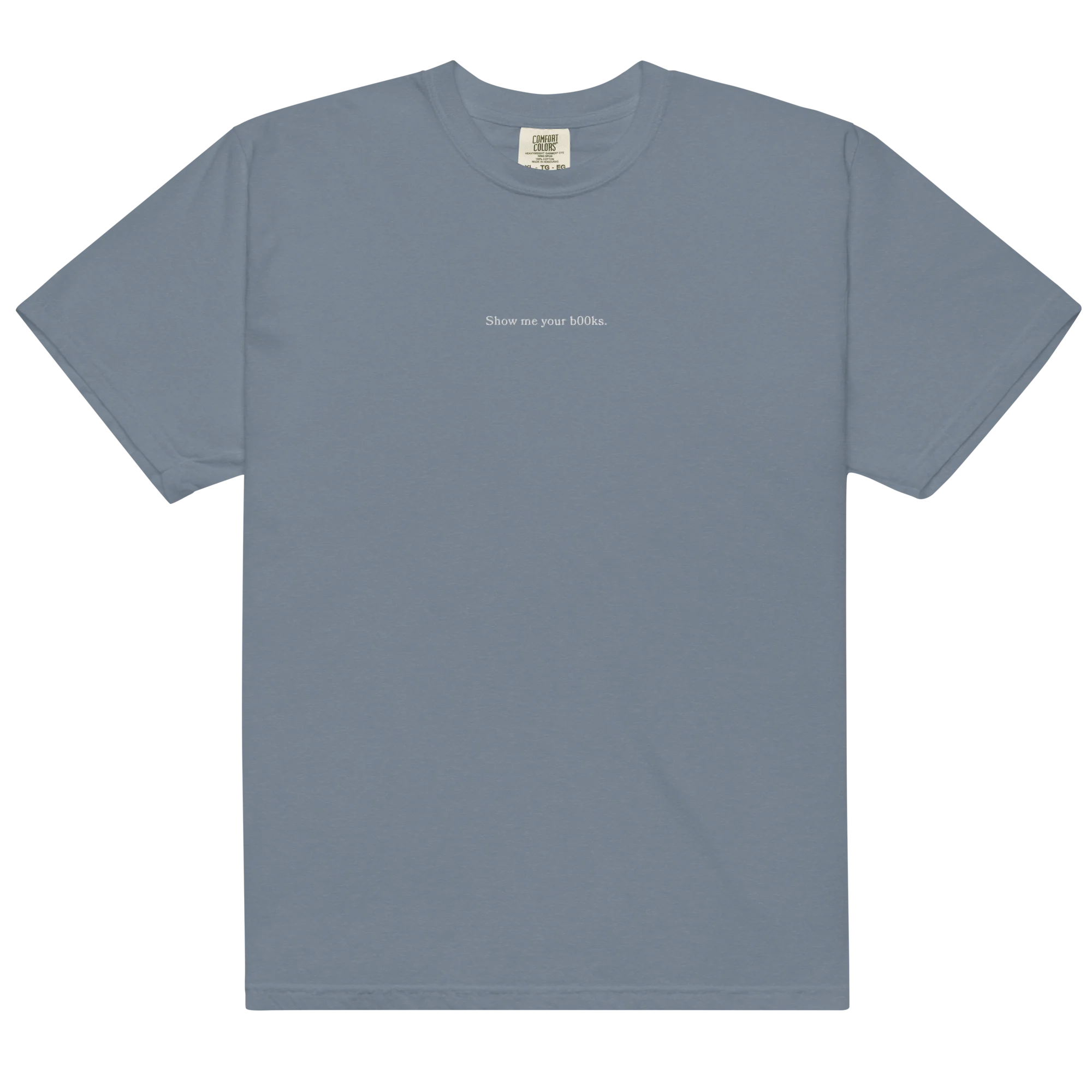 Show Me Your B00ks Embroidered Classic T-Shirt - Image 12