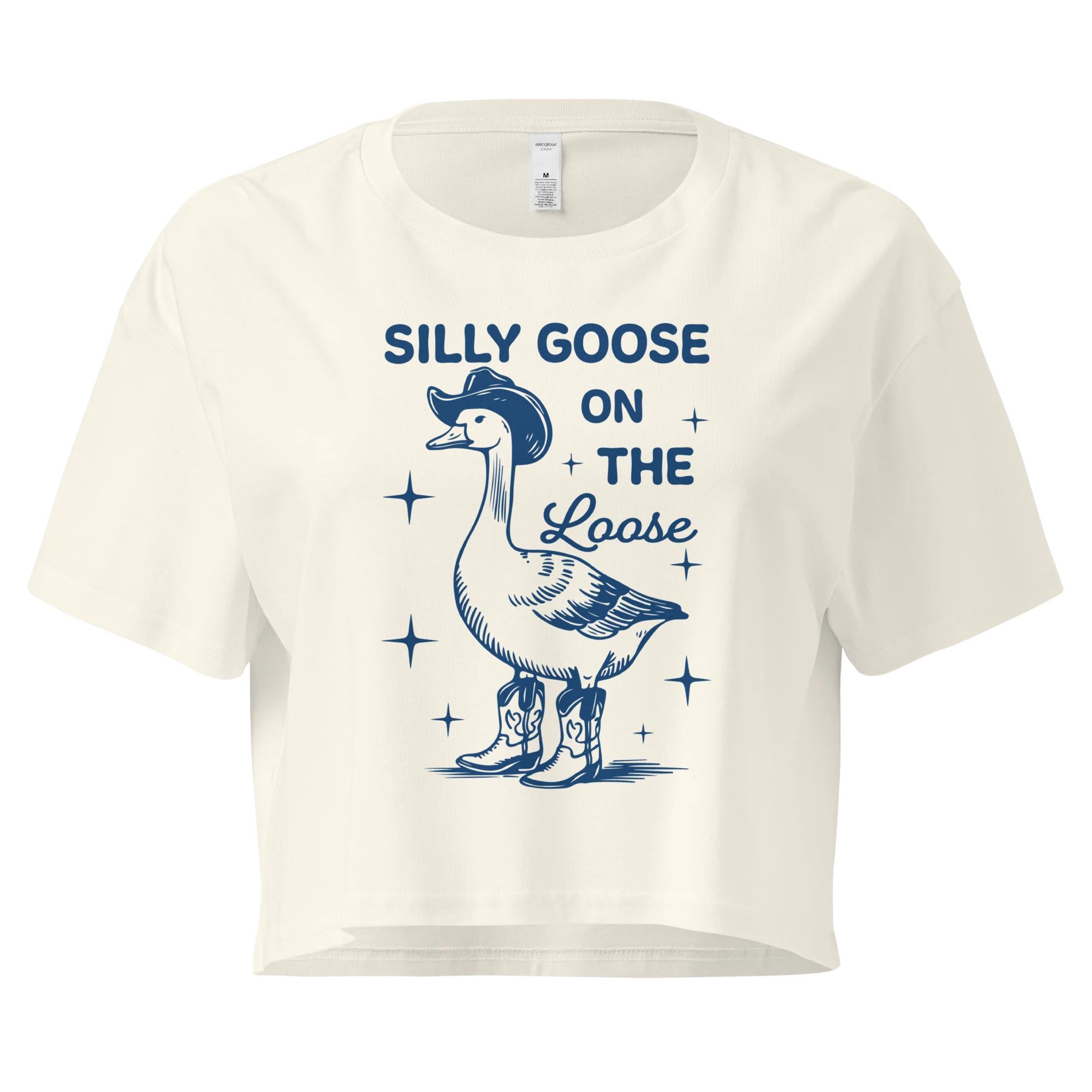 Silly Goose on the Loose Crop Tee - Image 3