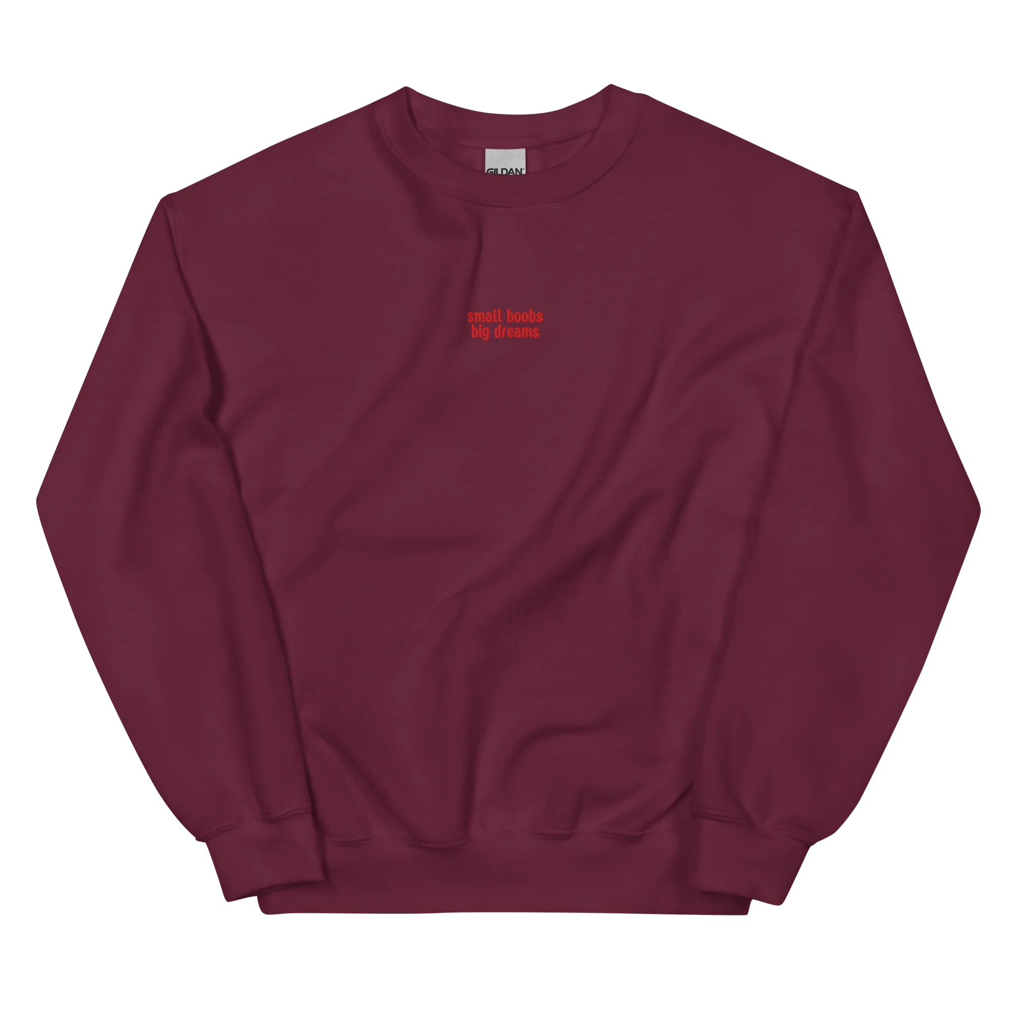 Small Boobs Big Dreams Embroidered Sweatshirt - Image 10