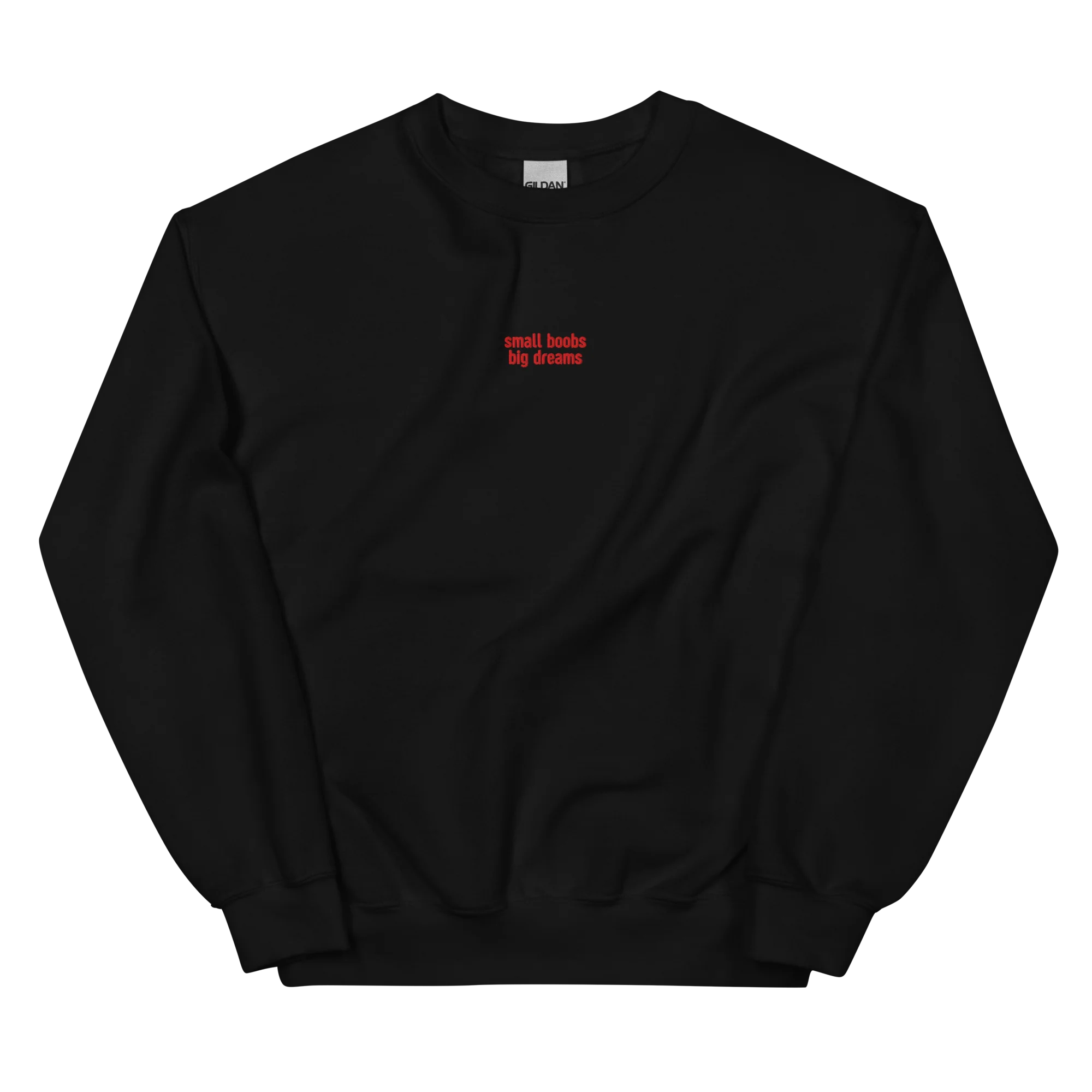 Small Boobs Big Dreams Embroidered Sweatshirt - Image 4