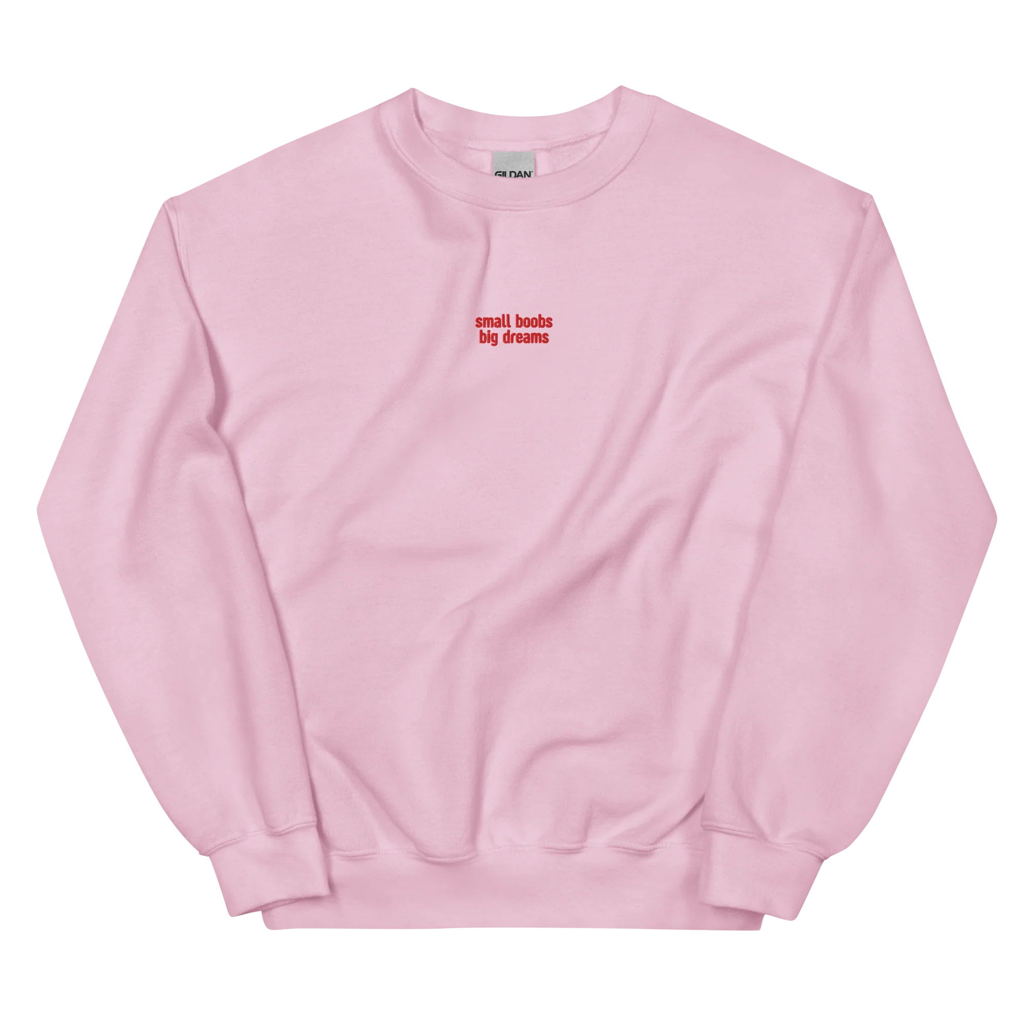 Small Boobs Big Dreams Embroidered Sweatshirt - Image 5