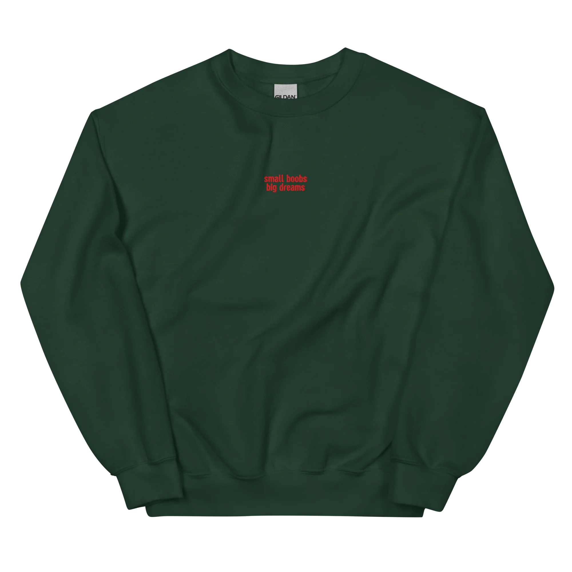 Small Boobs Big Dreams Embroidered Sweatshirt - Image 7