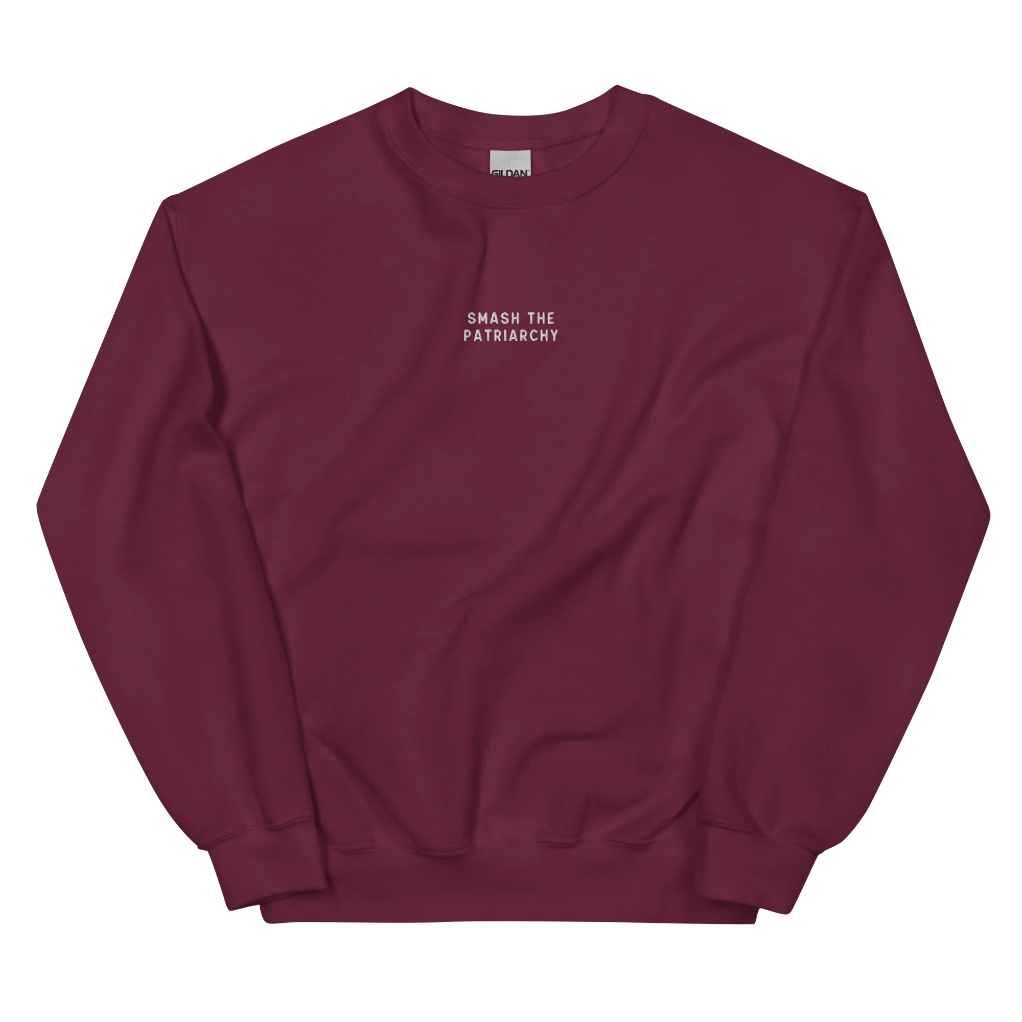 Smash the Patriarchy Embroidered Sweatshirt - Image 3