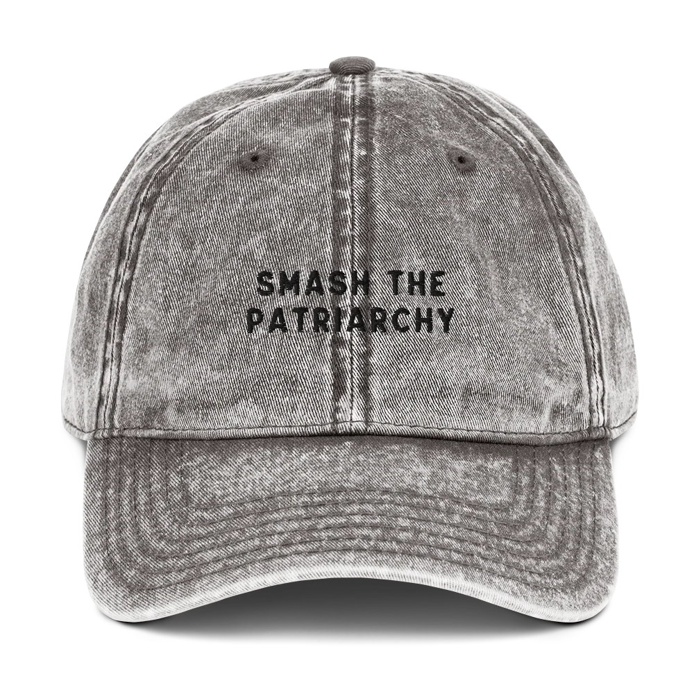 Smash The Patriarchy Embroidered Vintage Cap - Image 10