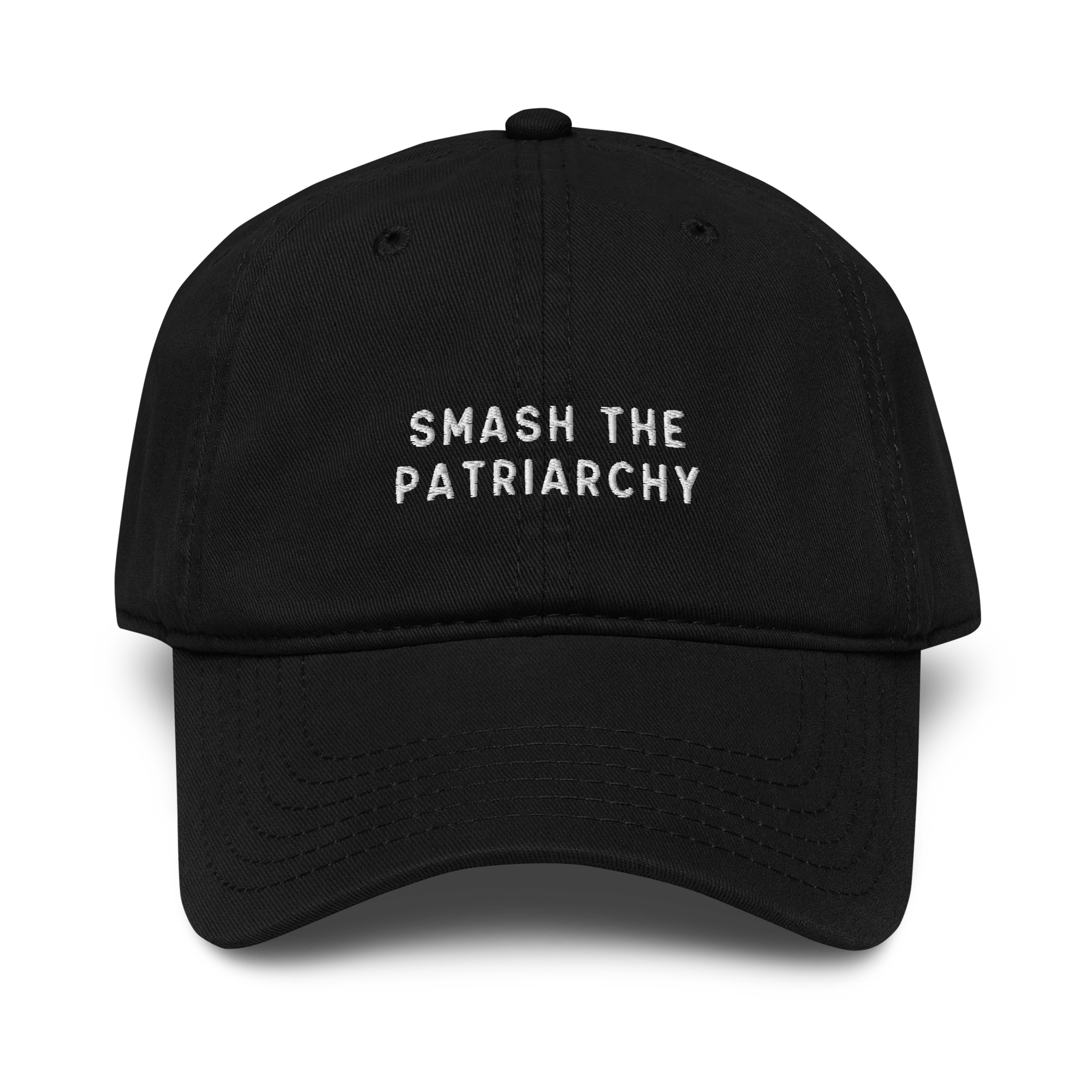 Smash the Patriarchy Embroidered Vintage Wash Baseball Cap - Image 6