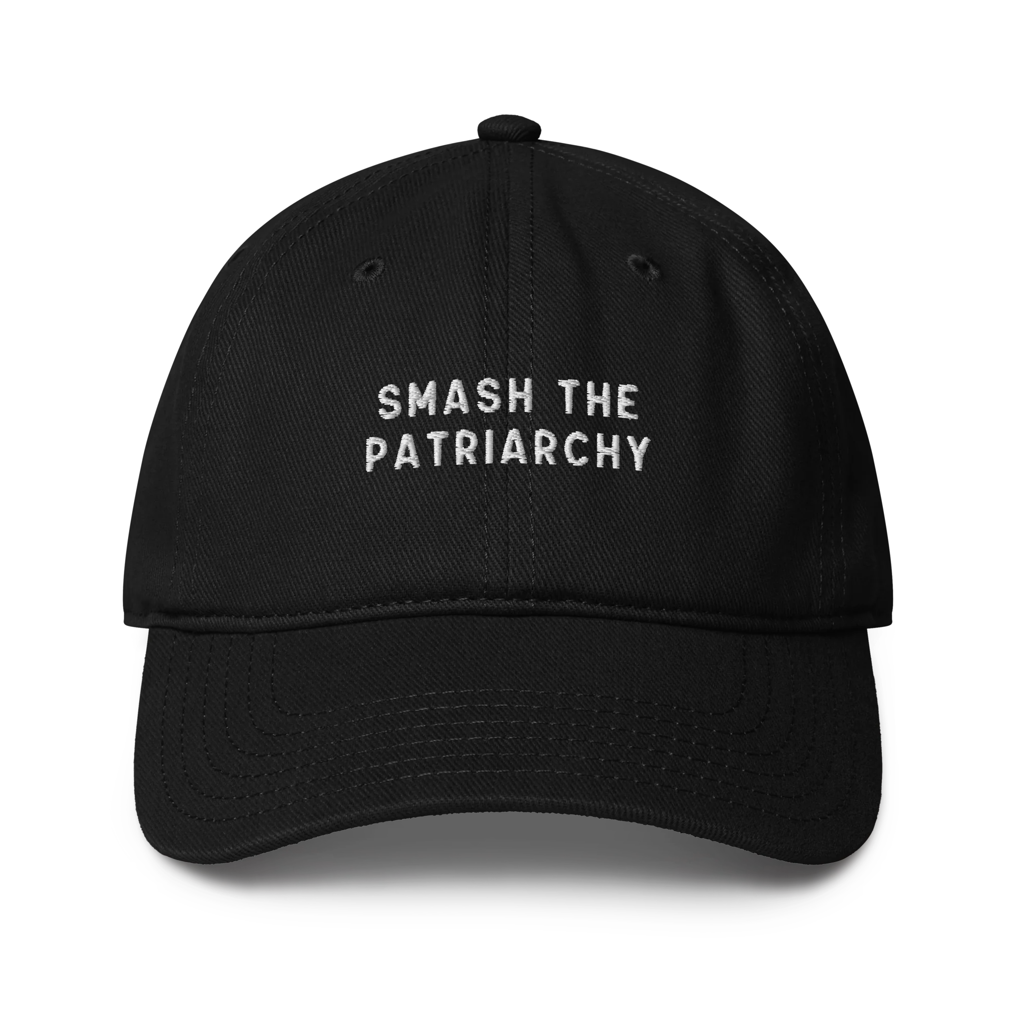 Smash the Patriarchy Feminist Embroidered Baseball Cap - Image 8