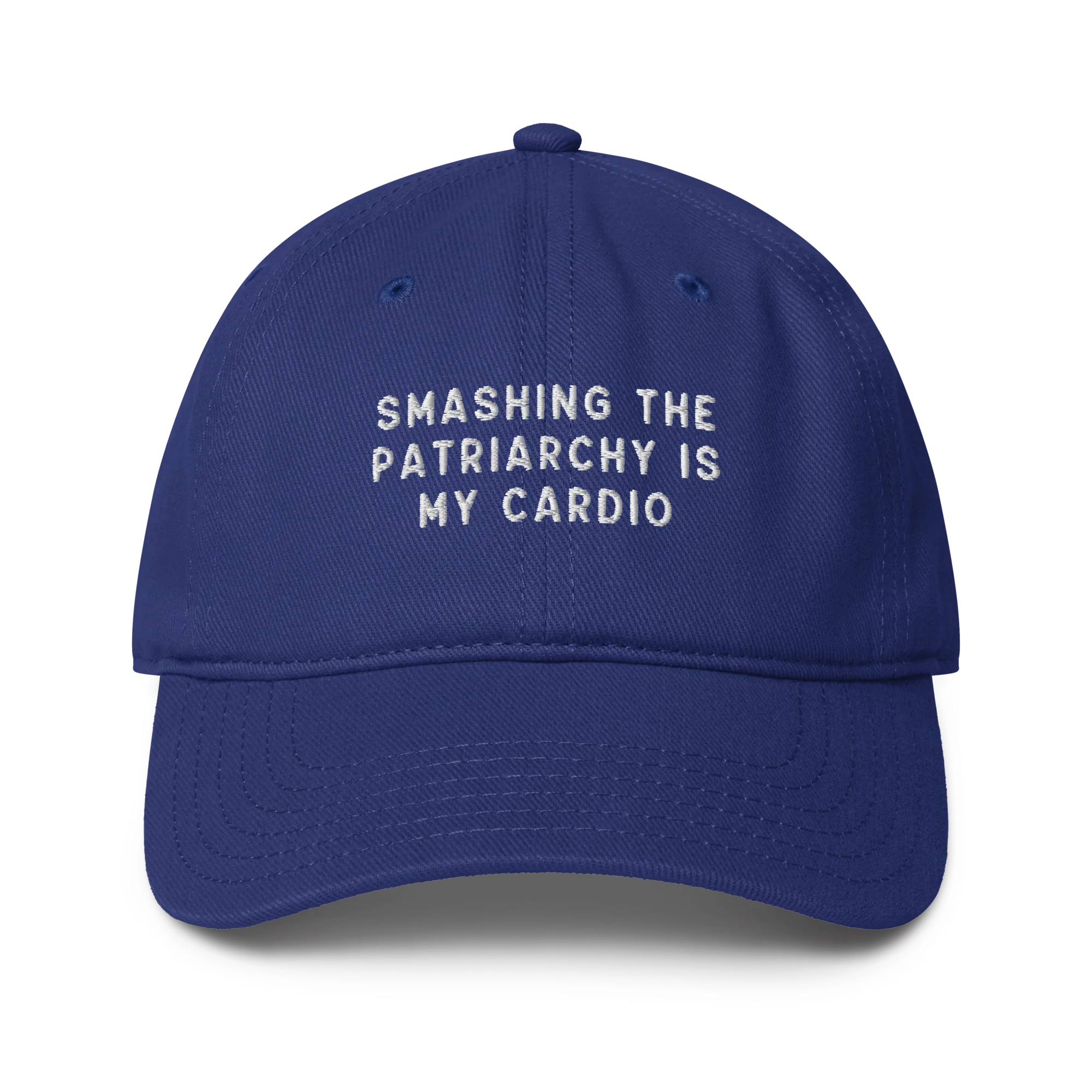 Smashing Patriarchy Cardio Embroidered Baseball Cap - Image 7