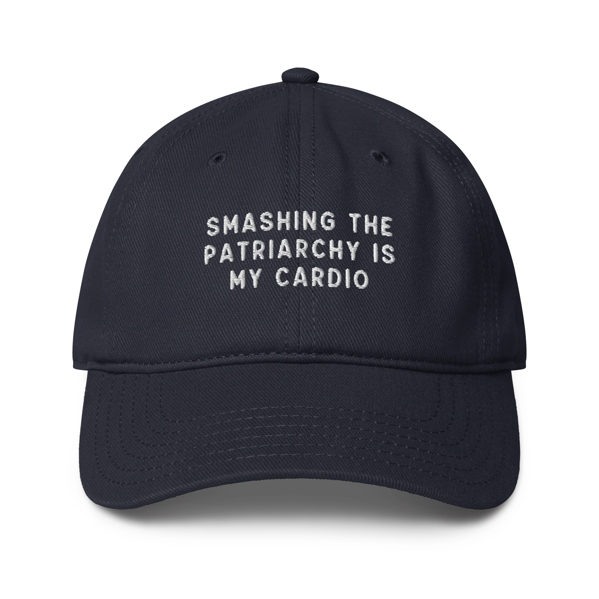 Smashing Patriarchy Cardio Embroidered Baseball Cap - Image 8