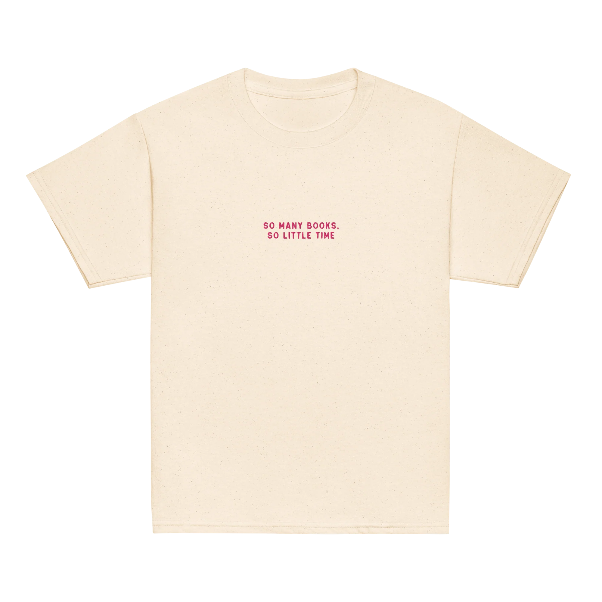 So Many Books, So Little Time Embroidered Baby Tee - Image 4