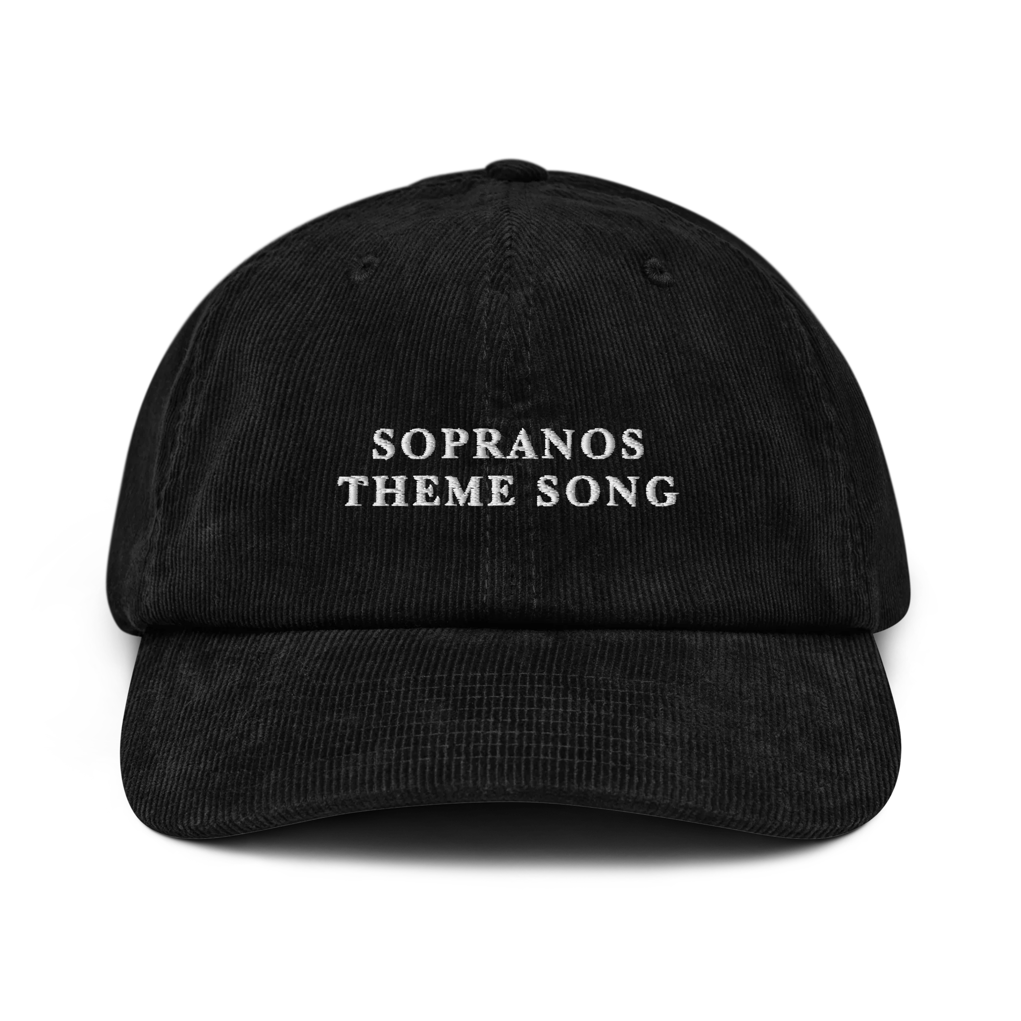 Sopranos Theme Song Embroidered Corduroy Hat - Image 10