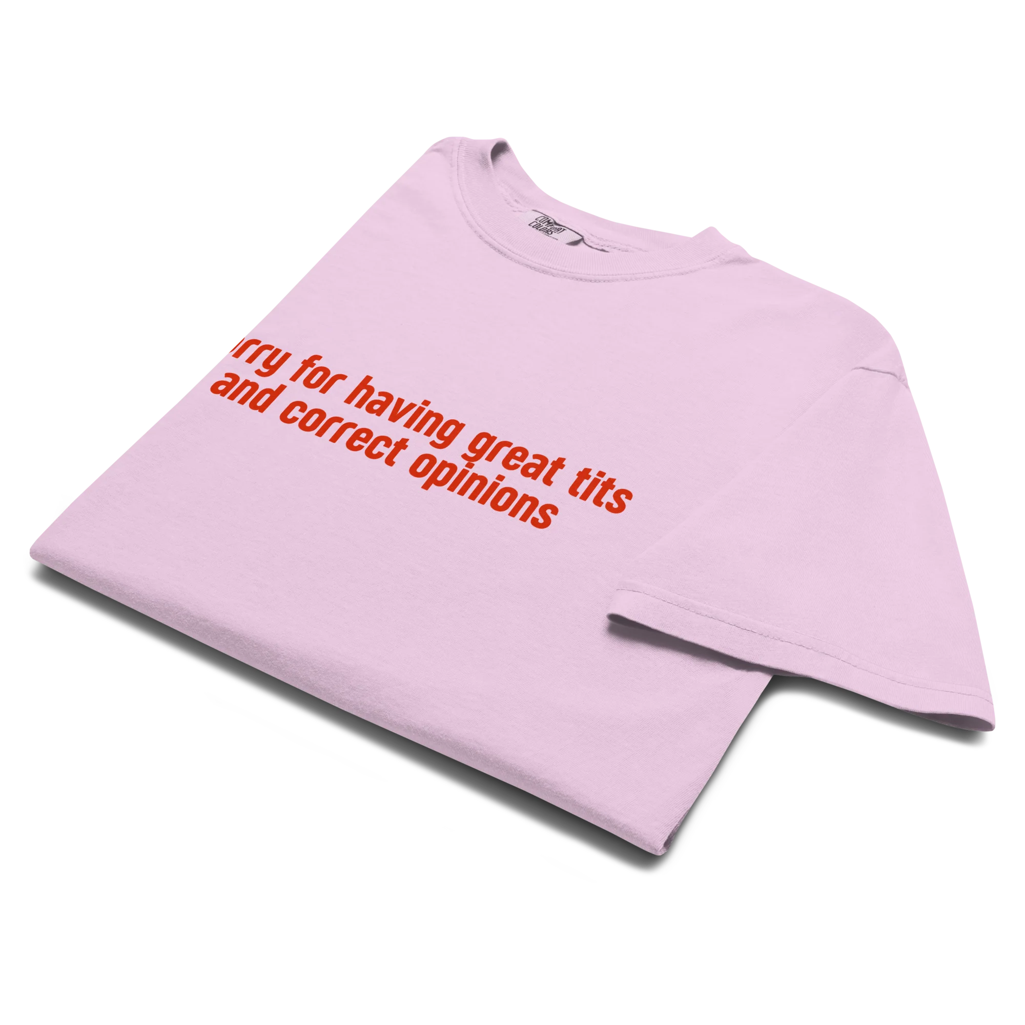 Sorry for Having Great Tits Classic T-Shirt - Image 5