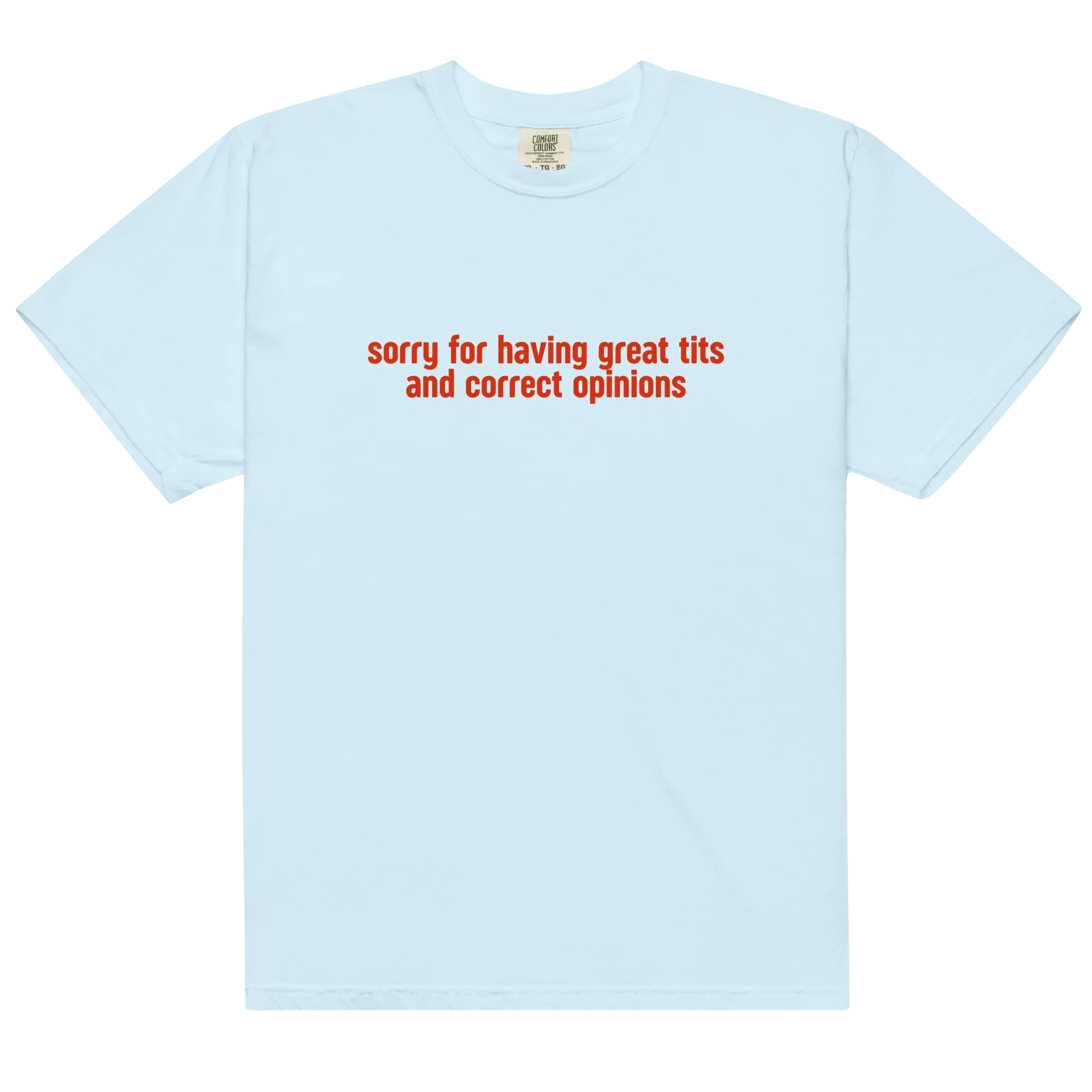 Sorry for Having Great Tits Classic T-Shirt - Image 7