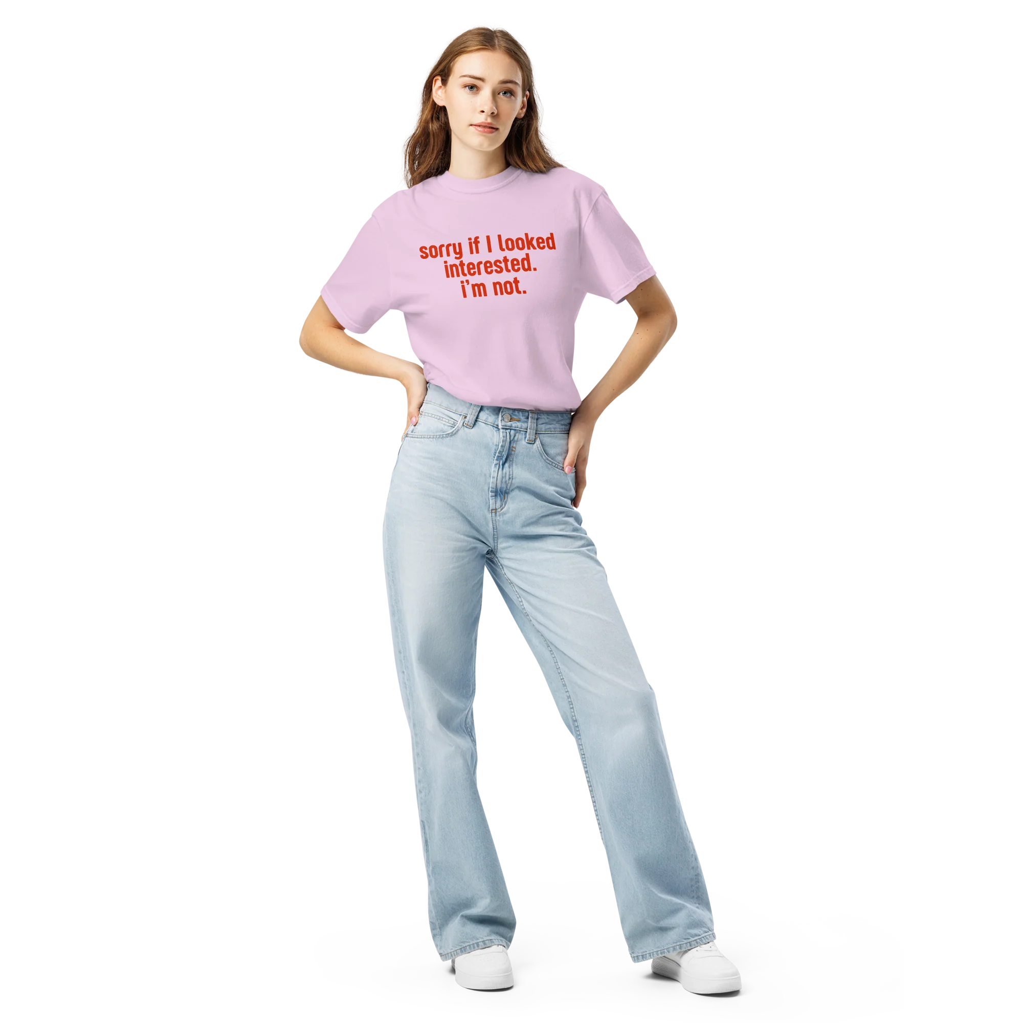 Sorry if I Looked Interested, I'm Not Classic T-Shirt - Image 7