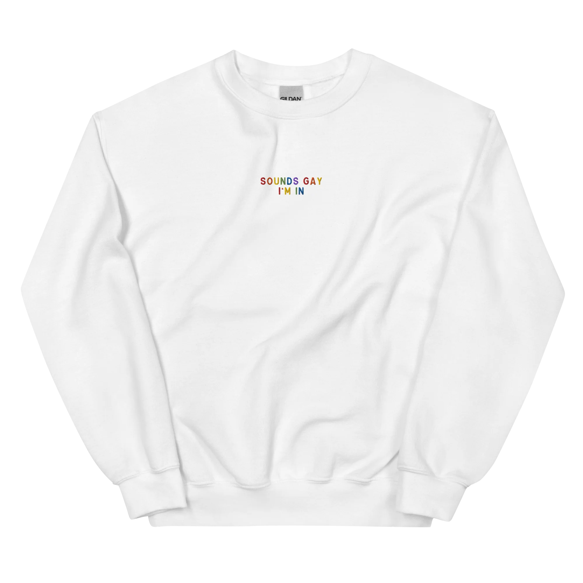 Sounds Gay I'm In Pride Embroidered Sweatshirt - Image 6