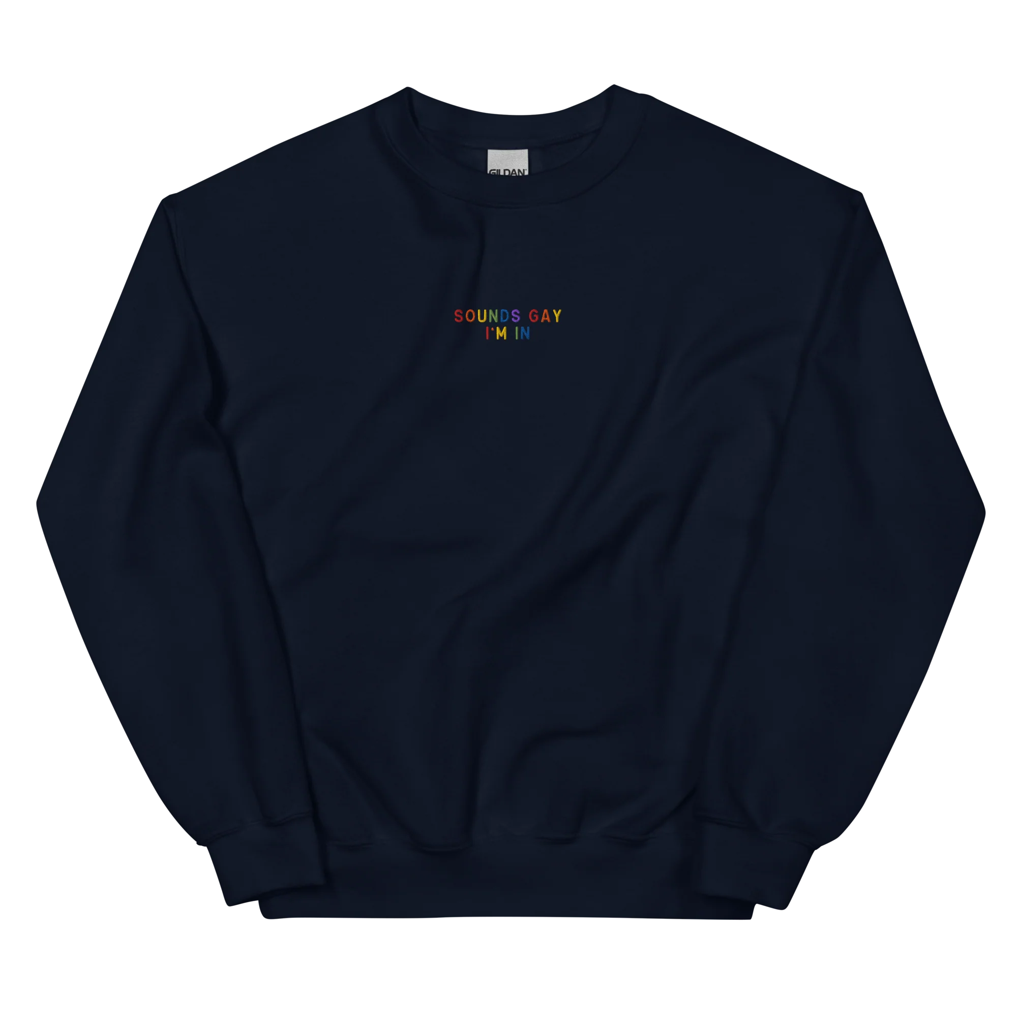 Sounds Gay I'm In Pride Embroidered Sweatshirt - Image 8
