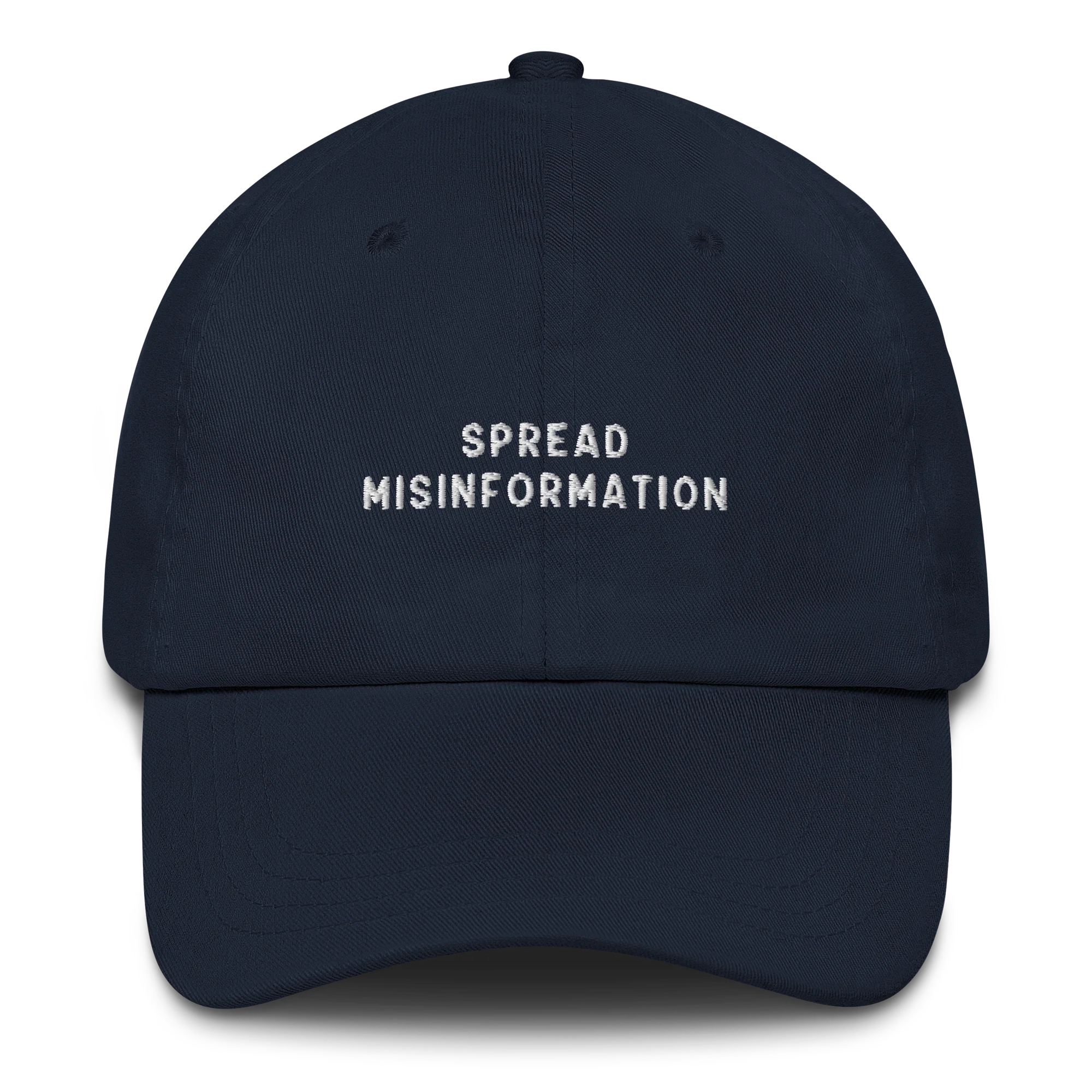 Spread Misinformation Embroidered Cap - Image 10