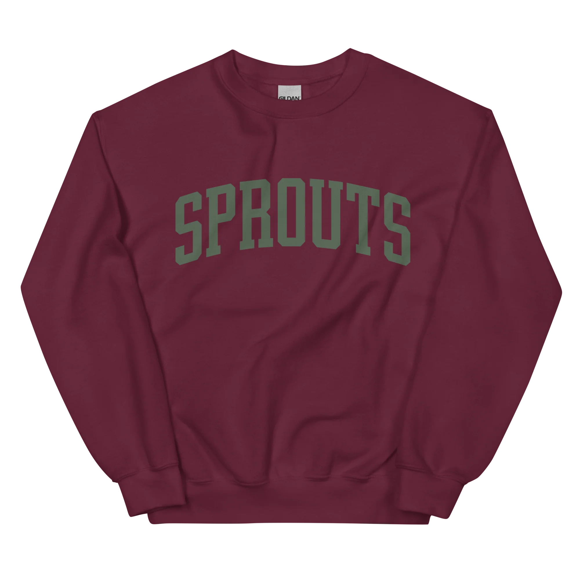 Sprouts Christmas Food Varsity Sweatshirt - Image 10