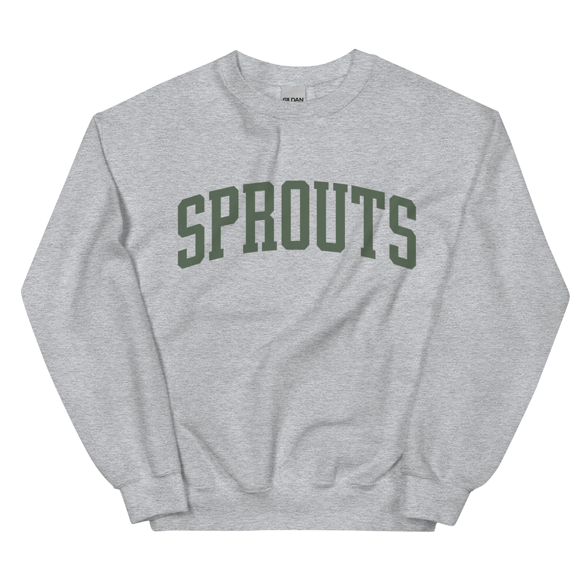 Sprouts Christmas Food Varsity Sweatshirt - Image 4