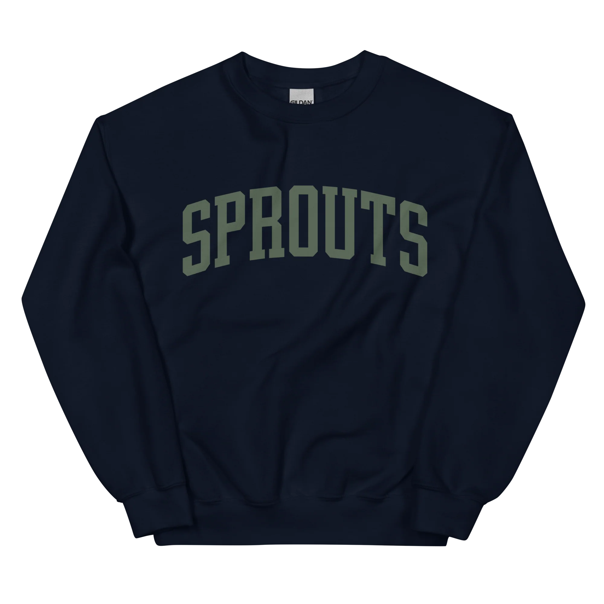 Sprouts Christmas Food Varsity Sweatshirt - Image 8