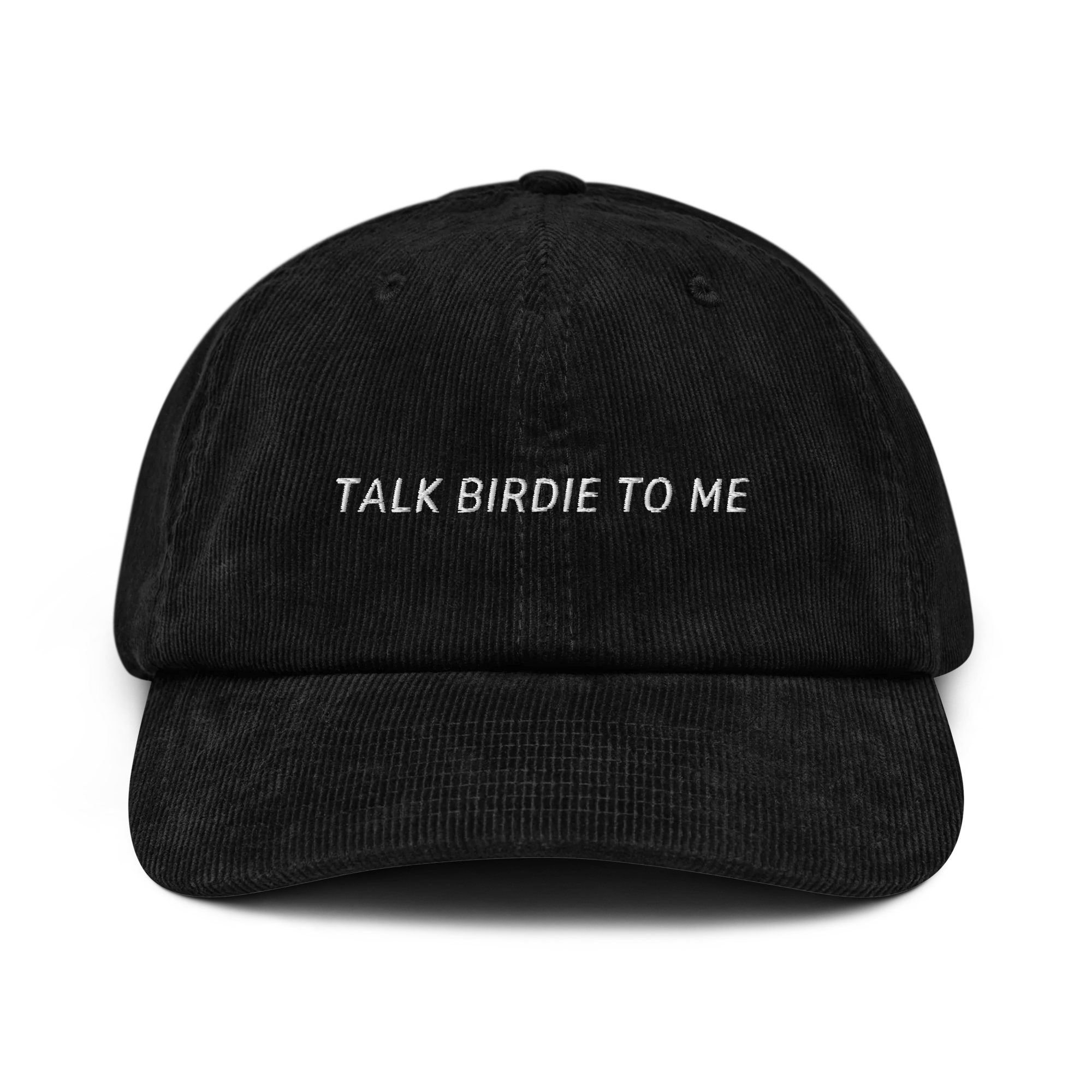 Talk Birdie to Me Funny Golf Embroidered Corduroy Hat - Image 7
