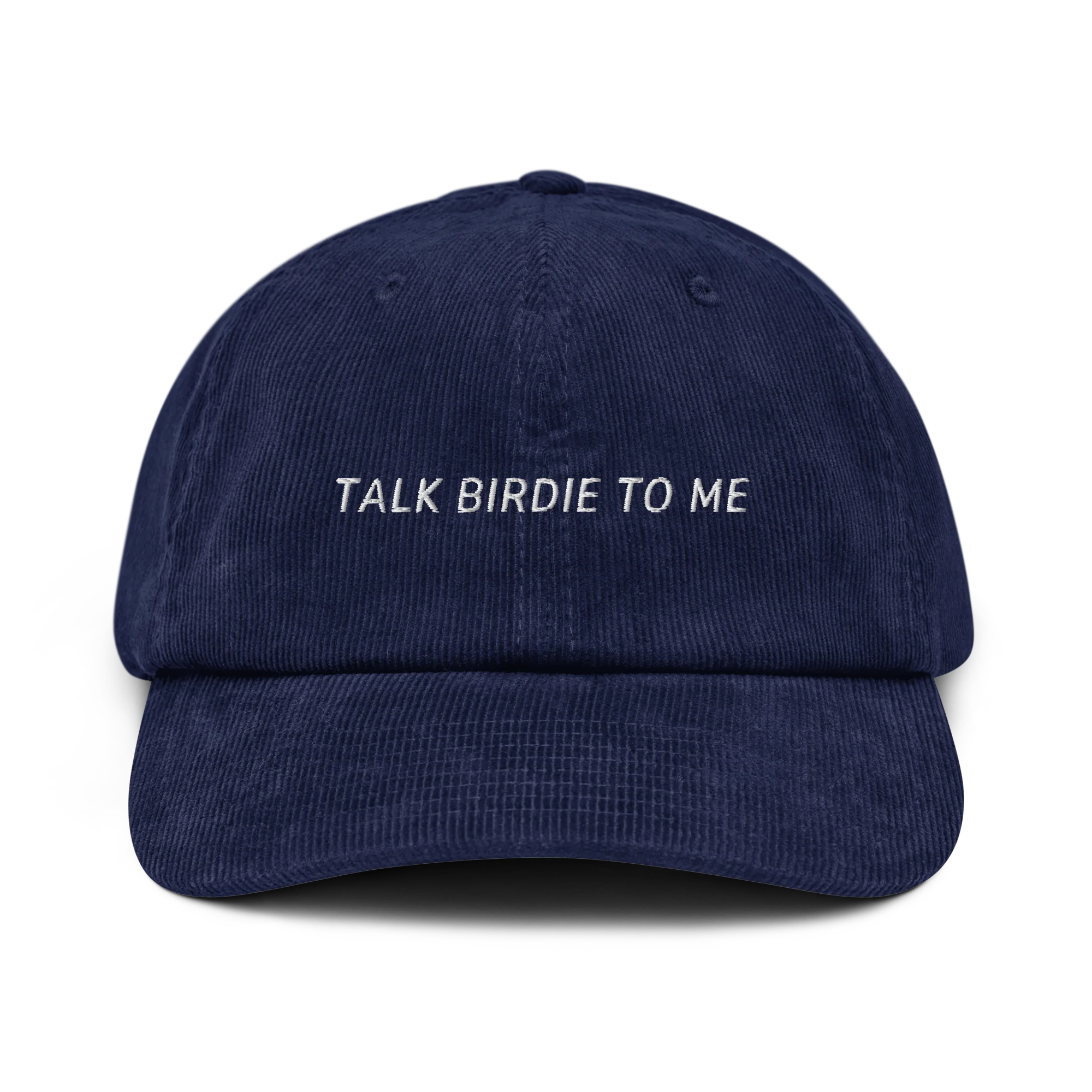 Talk Birdie to Me Funny Golf Embroidered Corduroy Hat - Image 8