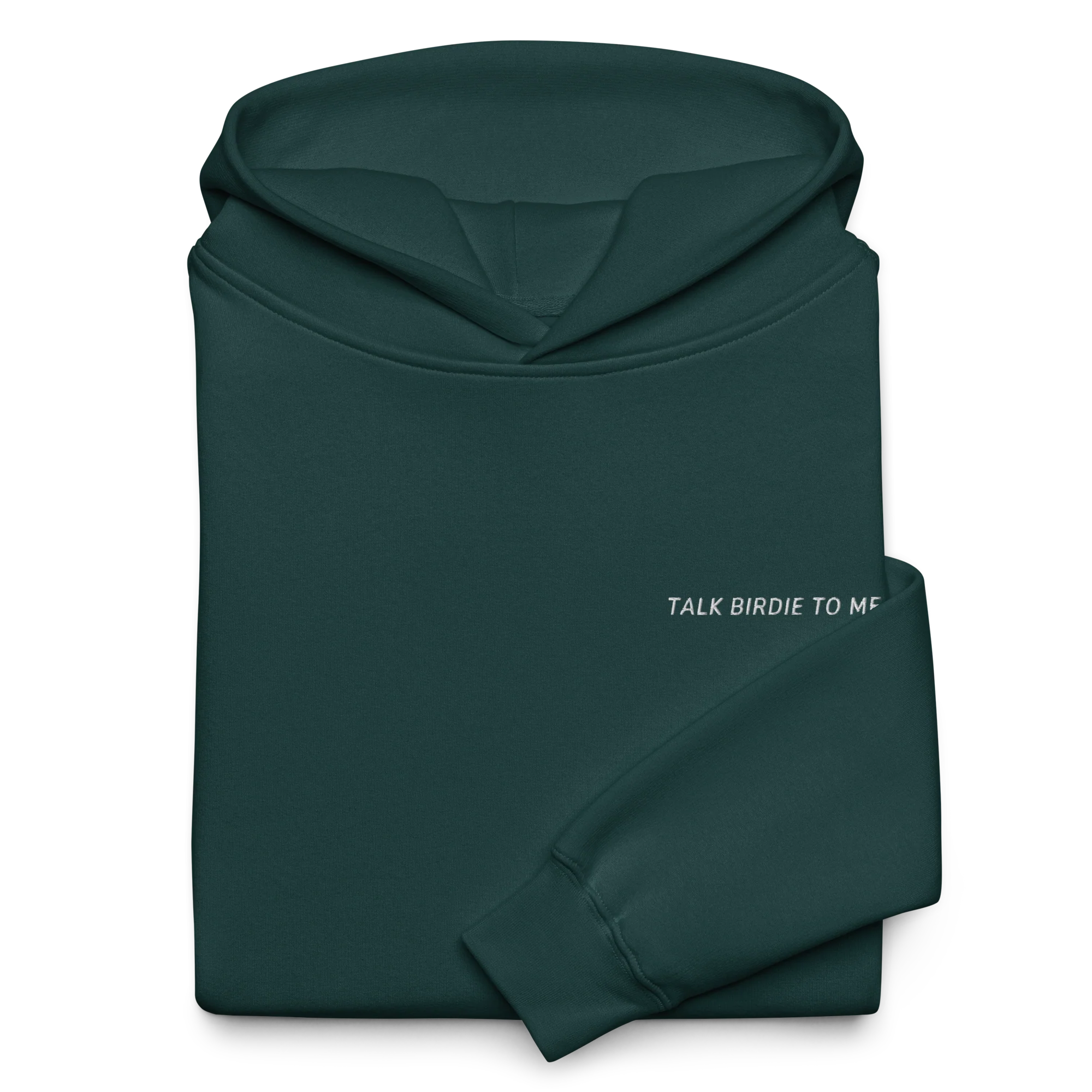 Talk Birdie to Me Funny Golf Embroidered Premium Oversized Hoodie - Image 3